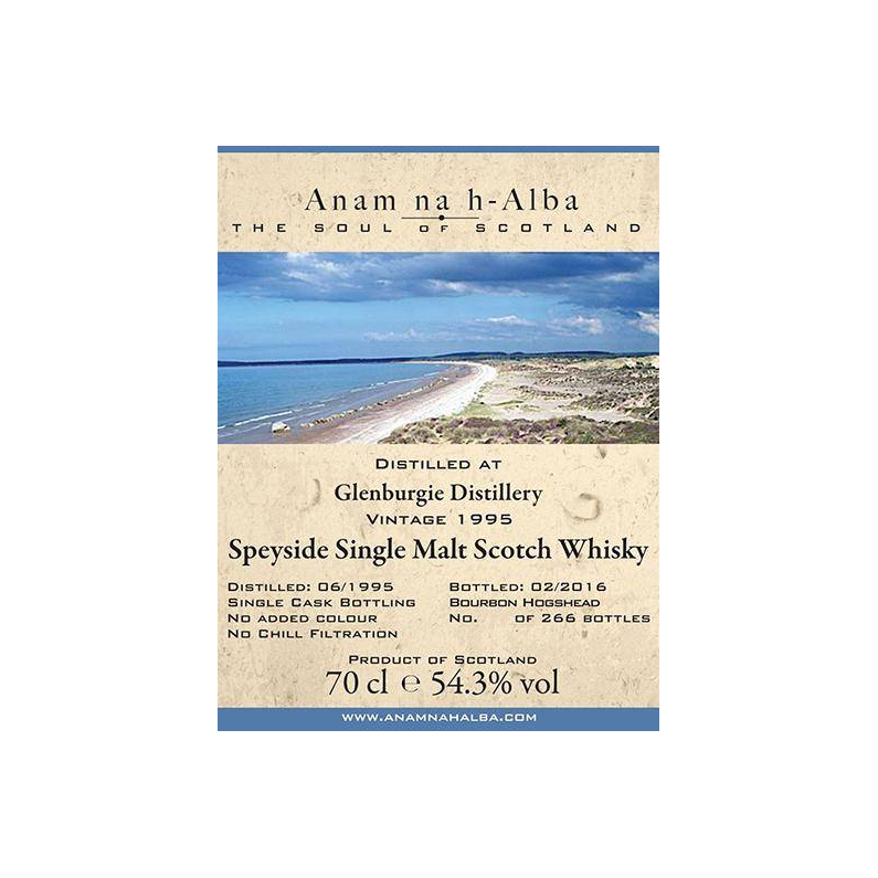 Glenburgie 1995 20 Years Single Malt Whisky