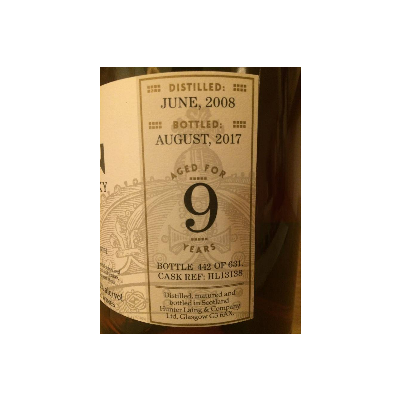 Aultmore 2008 9 Years Single Malt Whisky 3