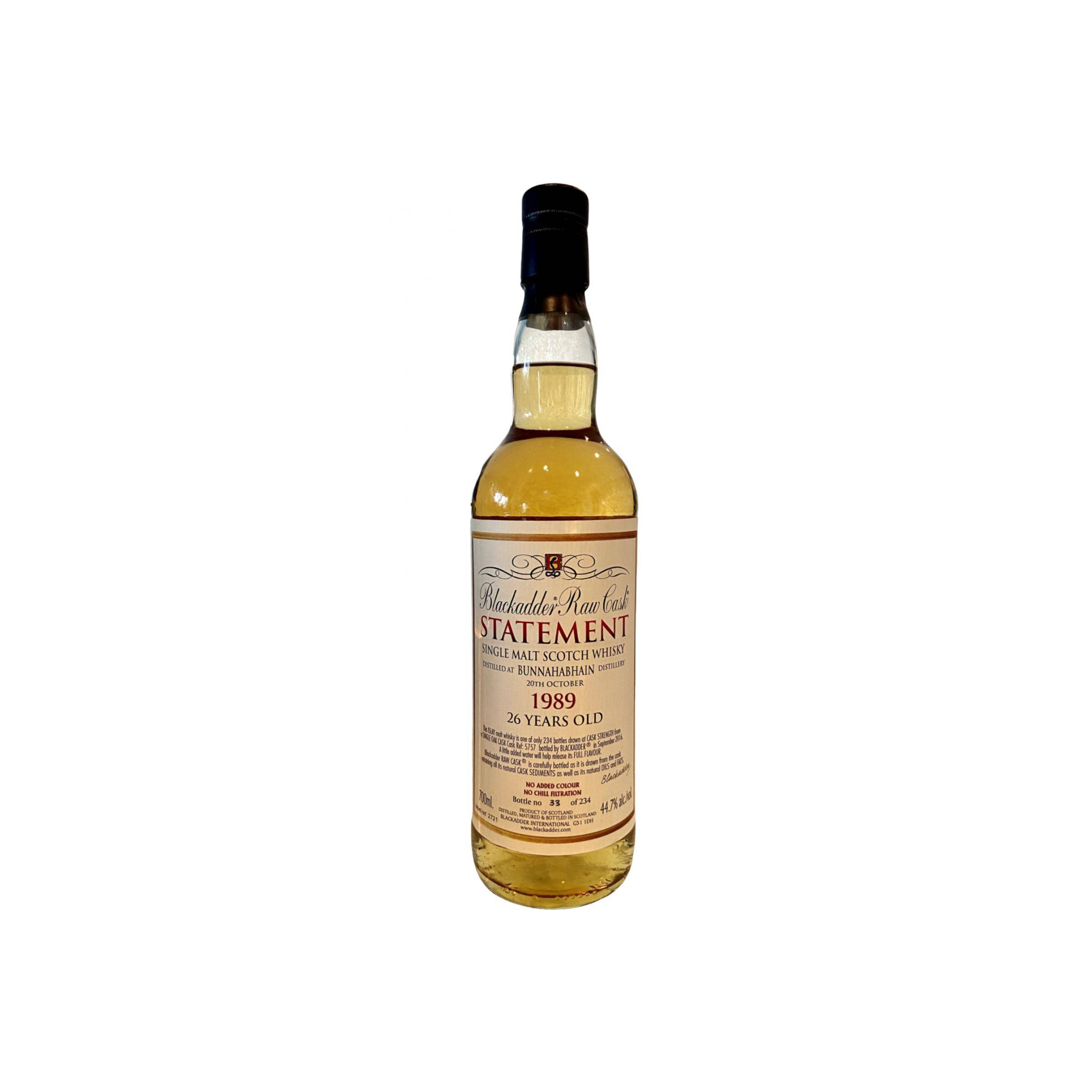 Bunnahabhain 1989 26 Years Single Malt Whisky