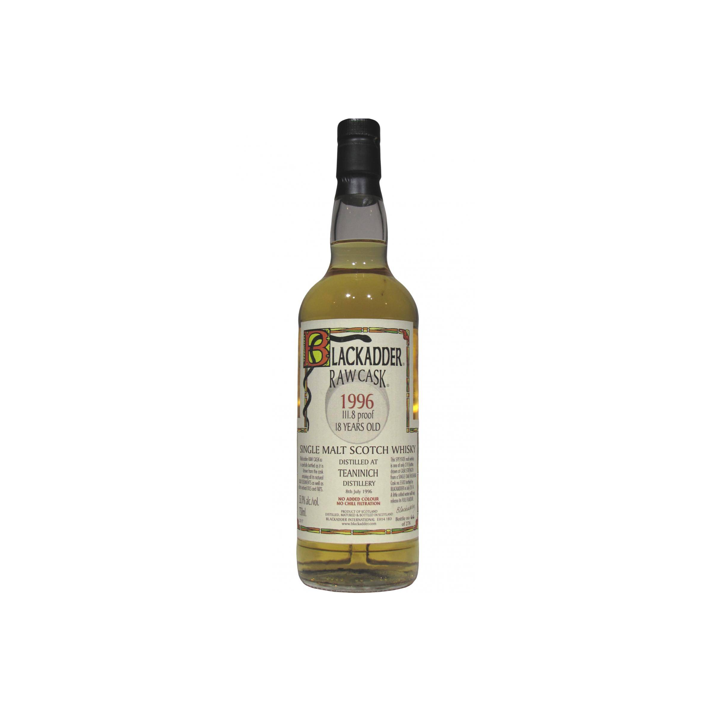 Teaninich Raw Cask 1996 18 Years Single Malt Whisky