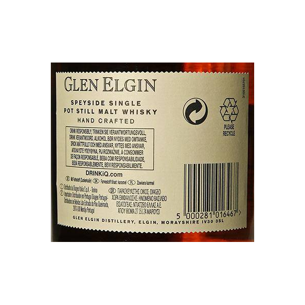 Glen Elgin 12 Years Single Malt Whisky 3
