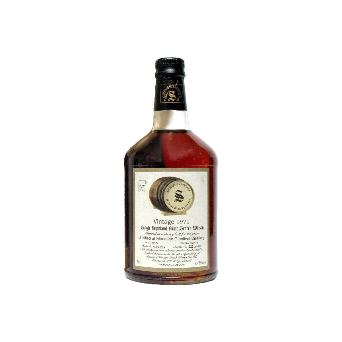 The Macallan Vintage Collection - Dumpy 1971 27 Years Single Malt Whisky