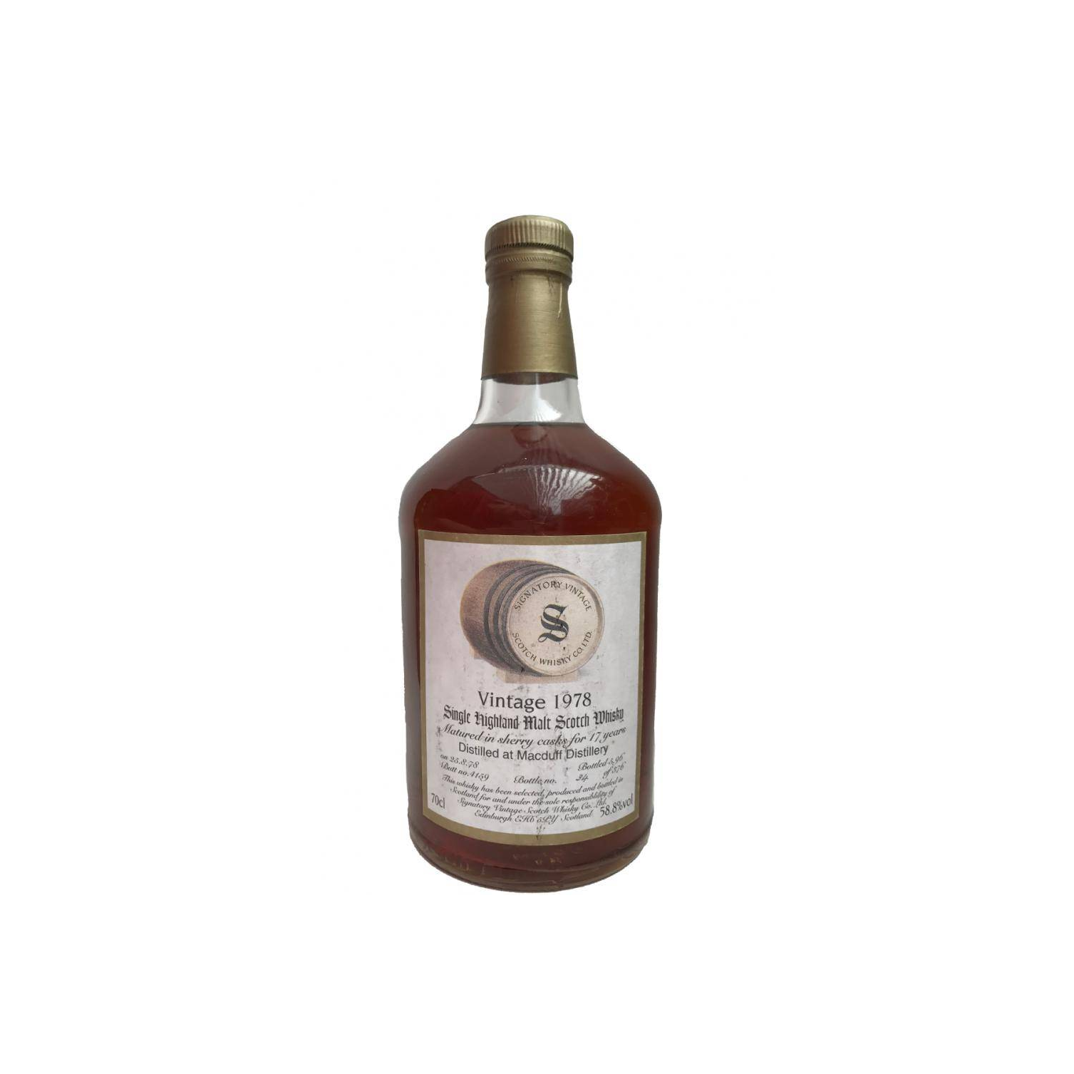 Macduff Vintage Collection - Dumpy 1978 20 Years Single Malt Whisky
