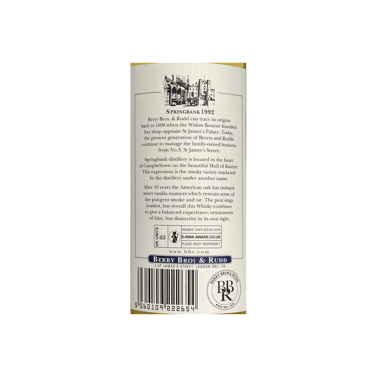 Springbank 1992 16 Years Single Malt Whisky 2