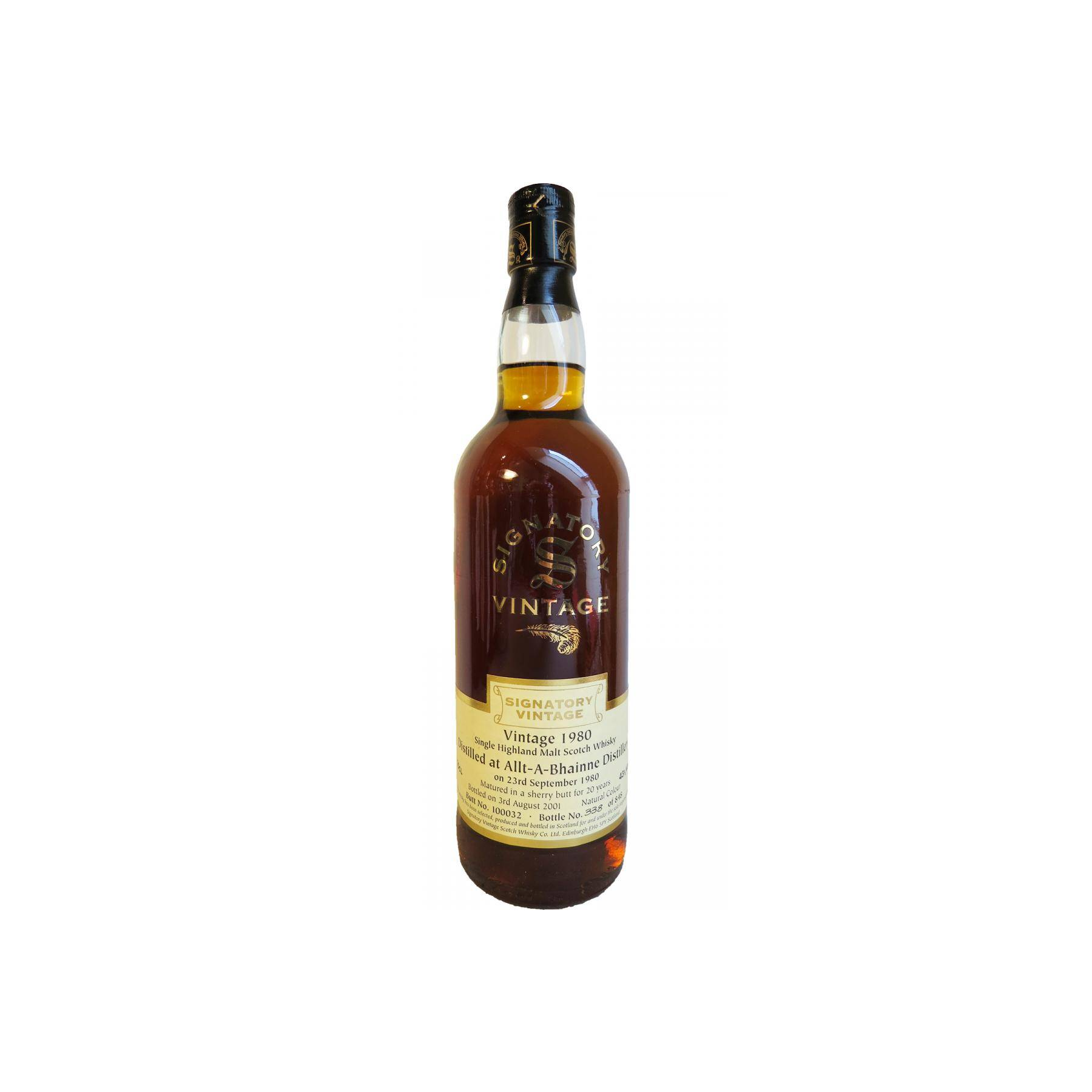 Allt-A-Bhainne Vintage Collection 1980 20 Years Single Malt Whisky