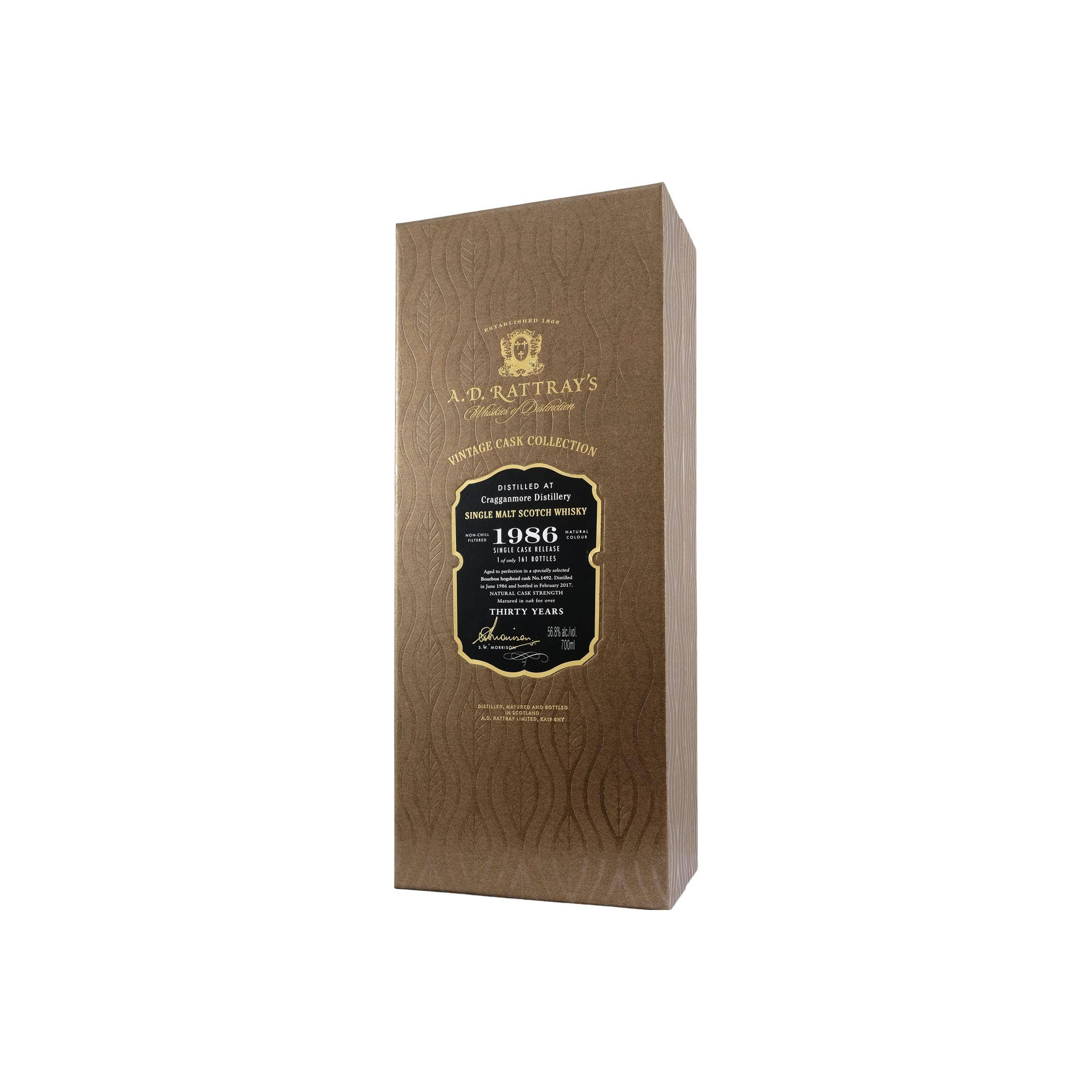 Cragganmore Individual Cask Bottling 1986 30 Years Single Malt Whisky 2
