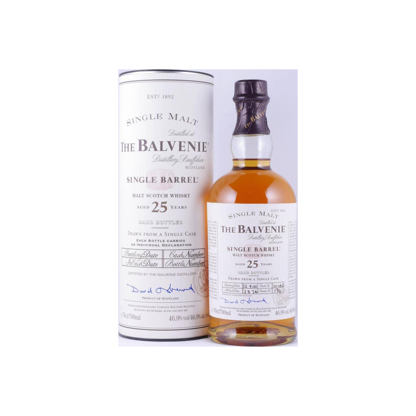 The Balvenie Single Cask 1974 25 Years Single Malt Whisky 2