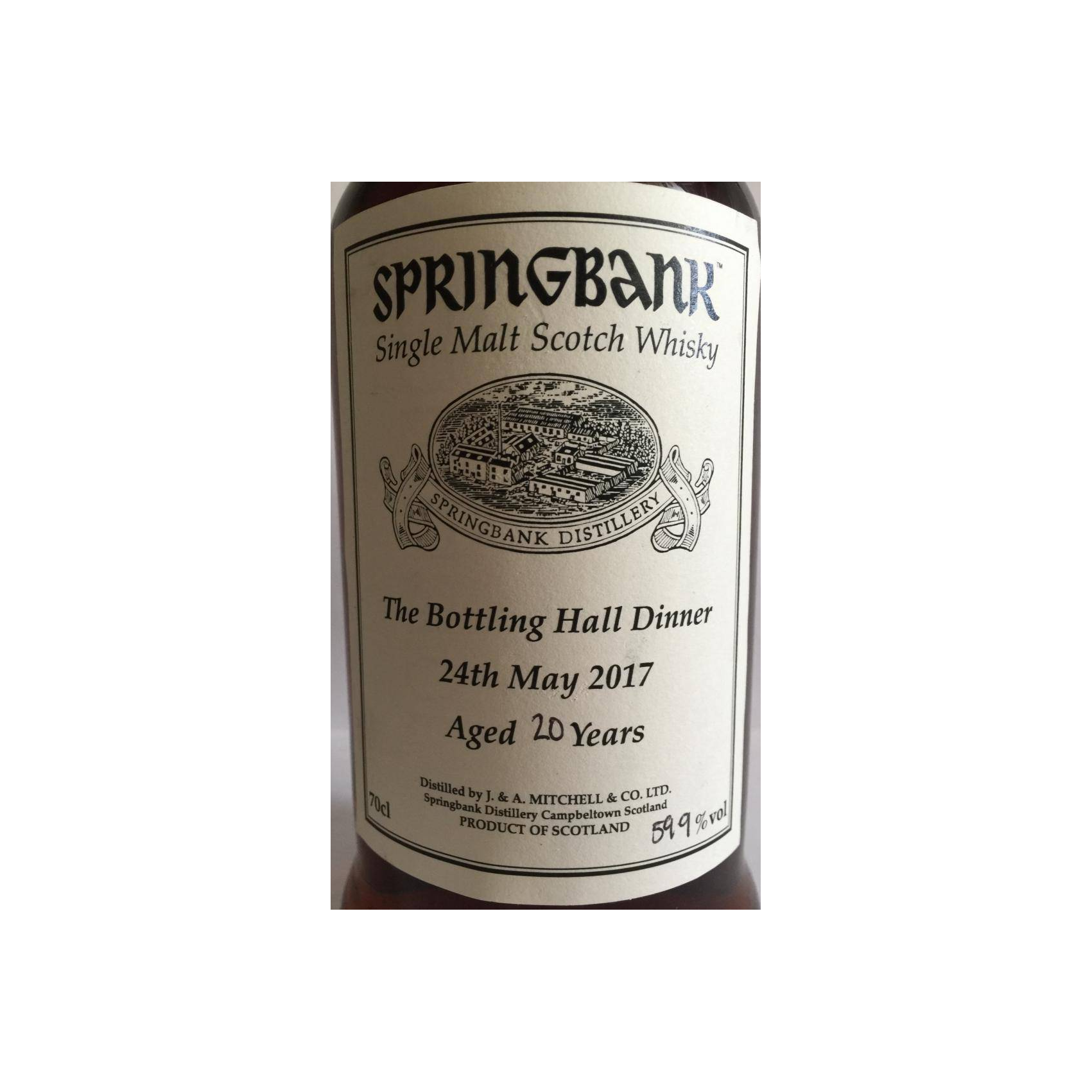 Springbank 20 Years Single Malt Whisky 2