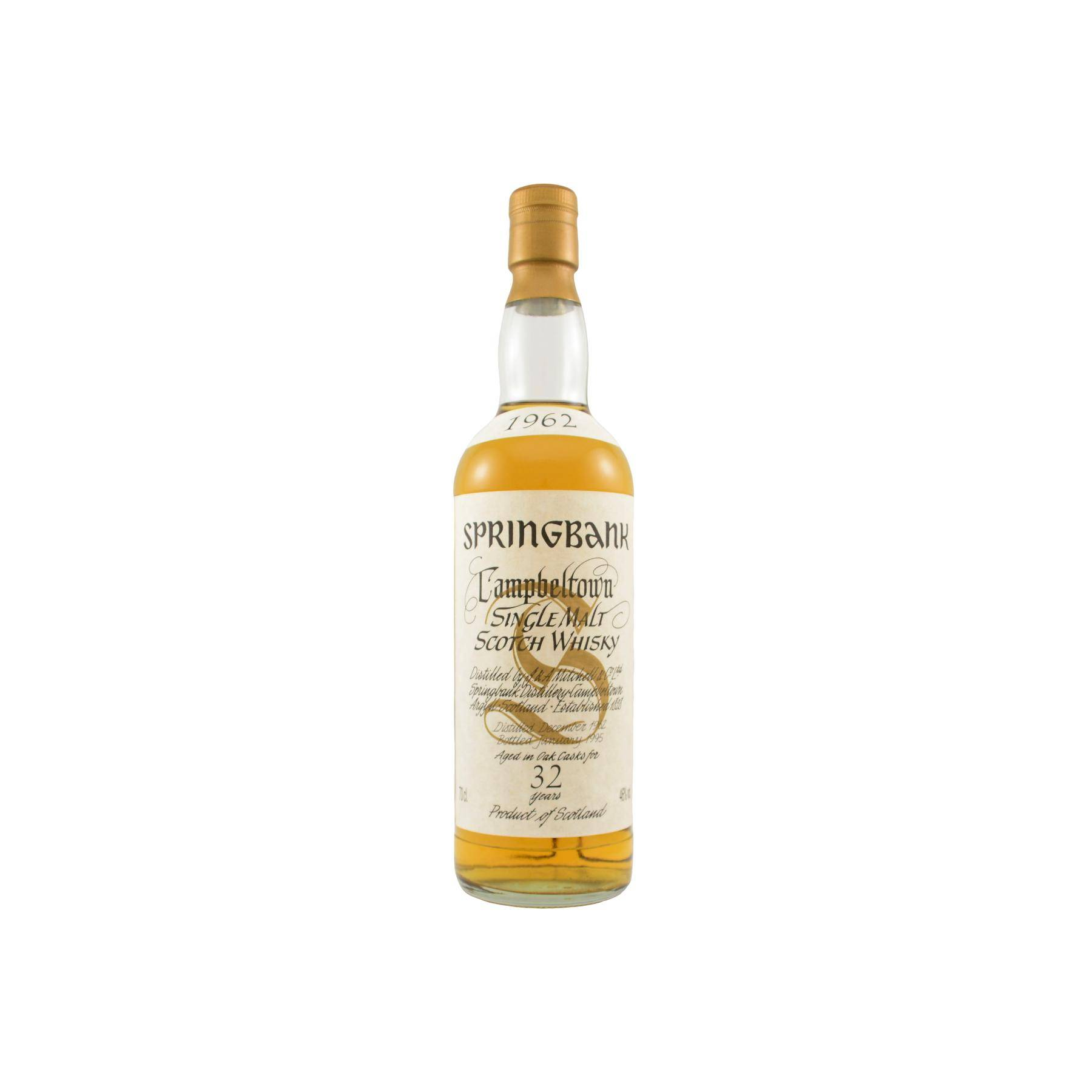 Springbank 1962 32 Years Single Malt Whisky
