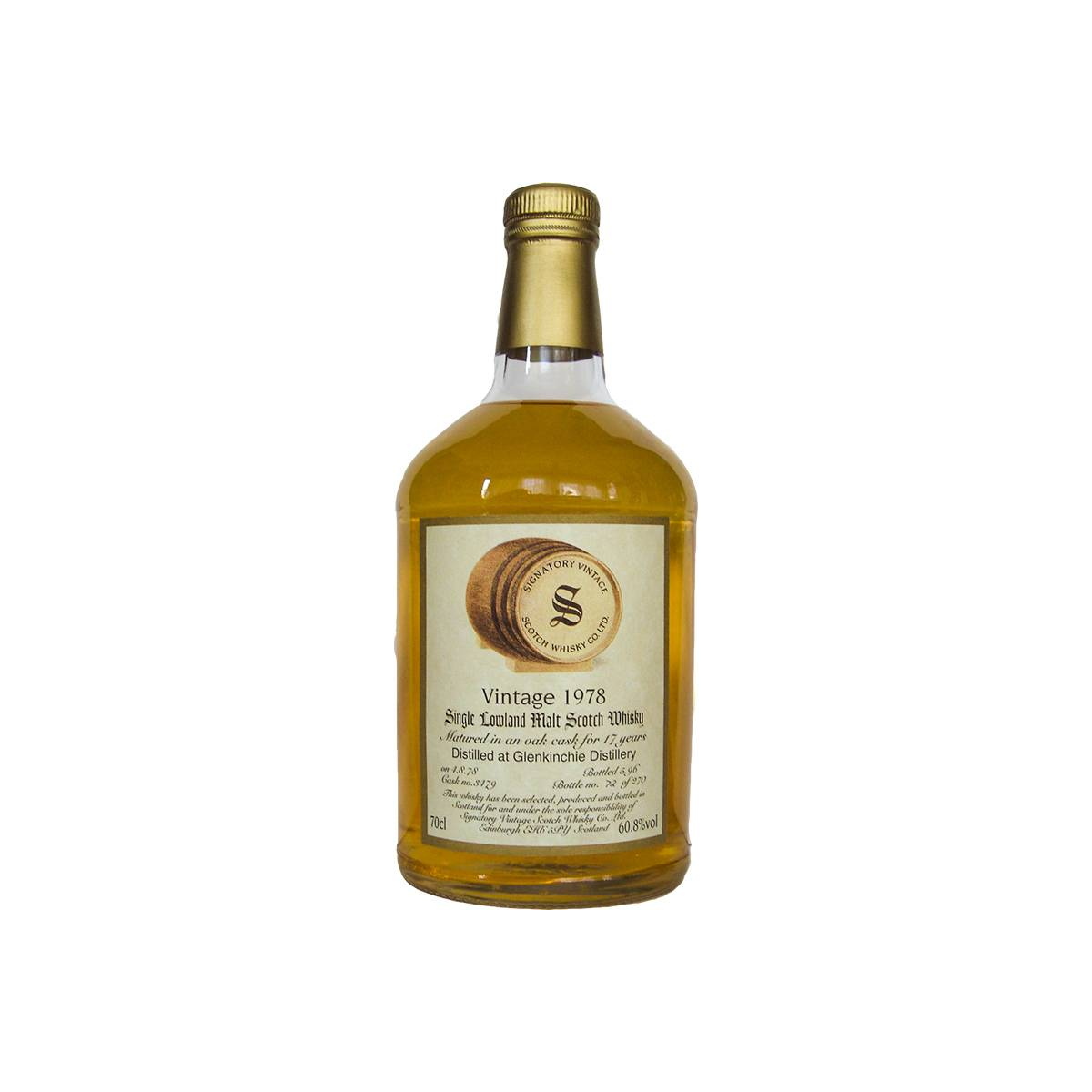 Glenkinchie Vintage Collection - Dumpy 1978 17 Years Single Malt Whisky