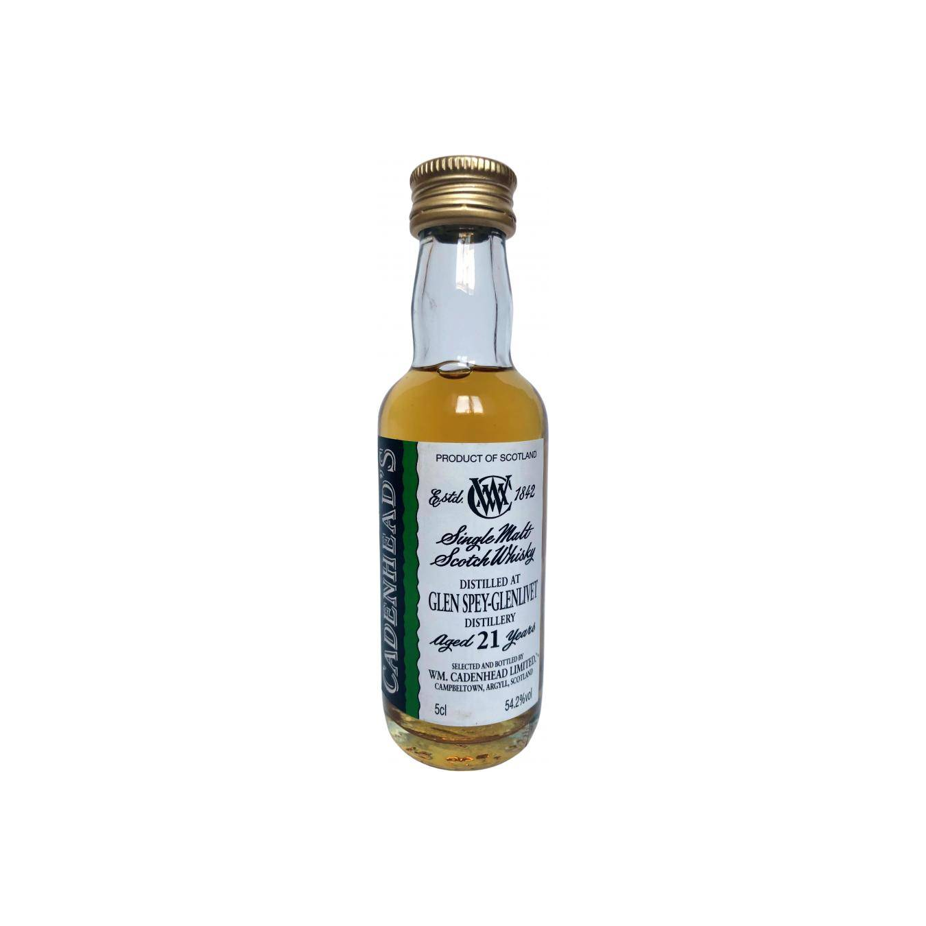 Glen Spey Miniature 1995 21 Years Single Malt Whisky 2