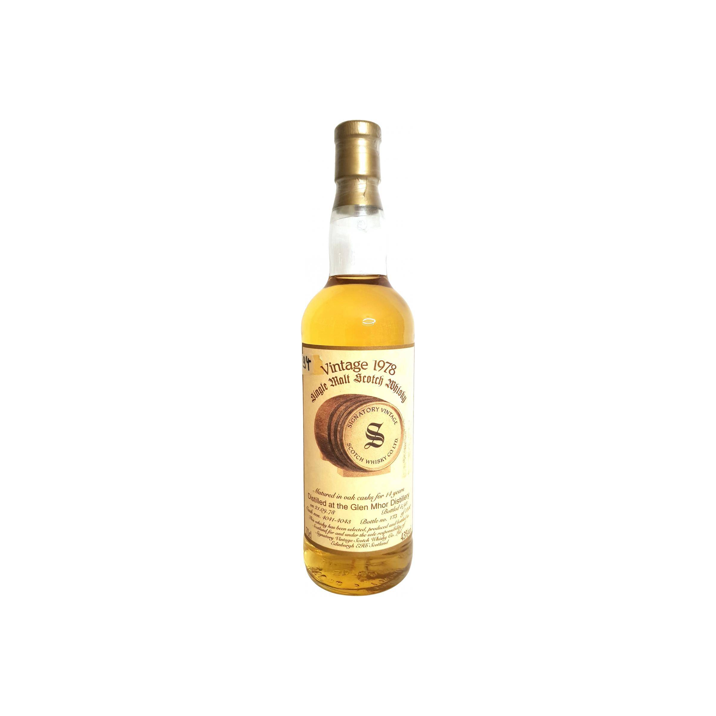 Glen Mhor Vintage Collection 1978 14 Years Single Malt Whisky