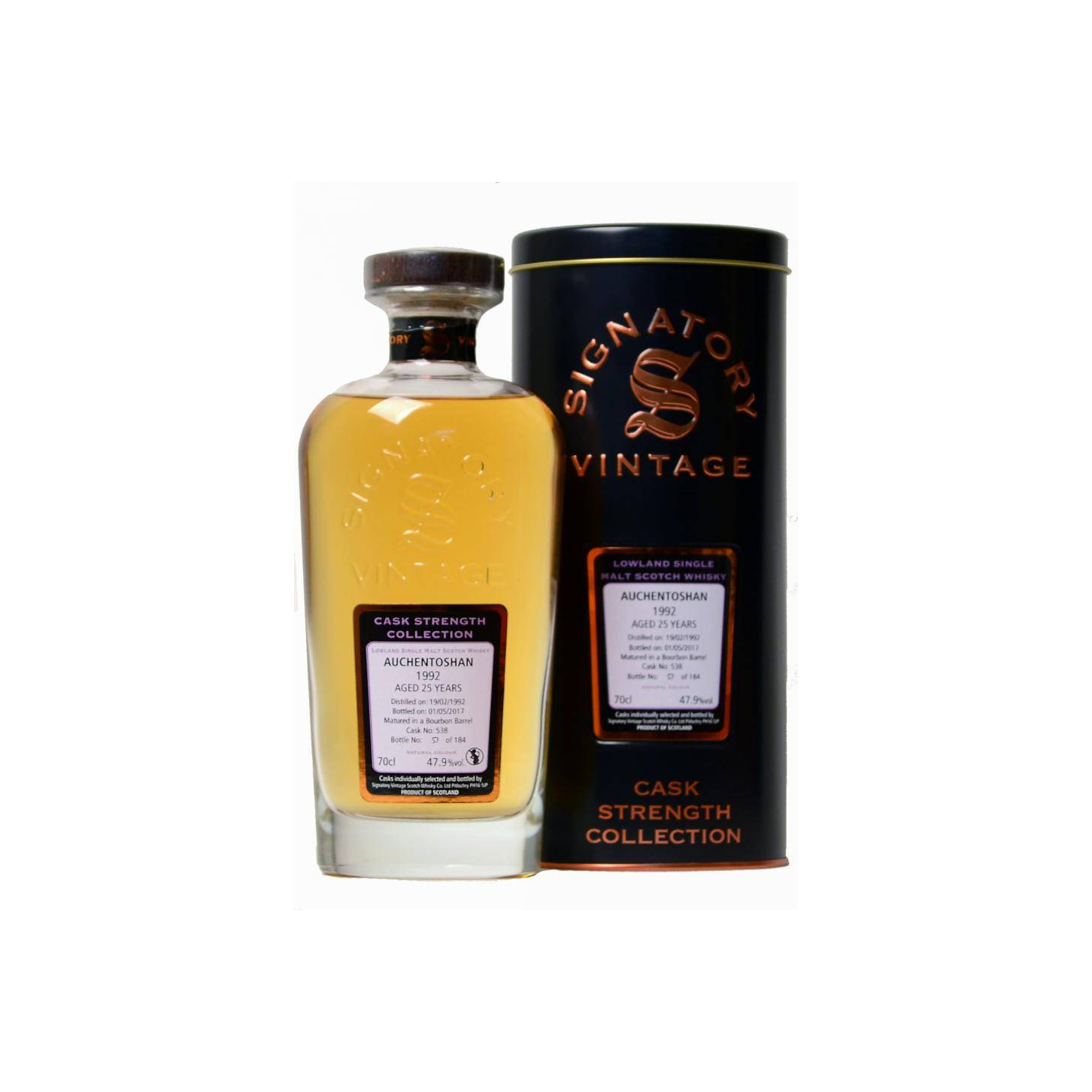 Auchentoshan Cask Strength Collection 1992 25 Years Single Malt Whisky 3