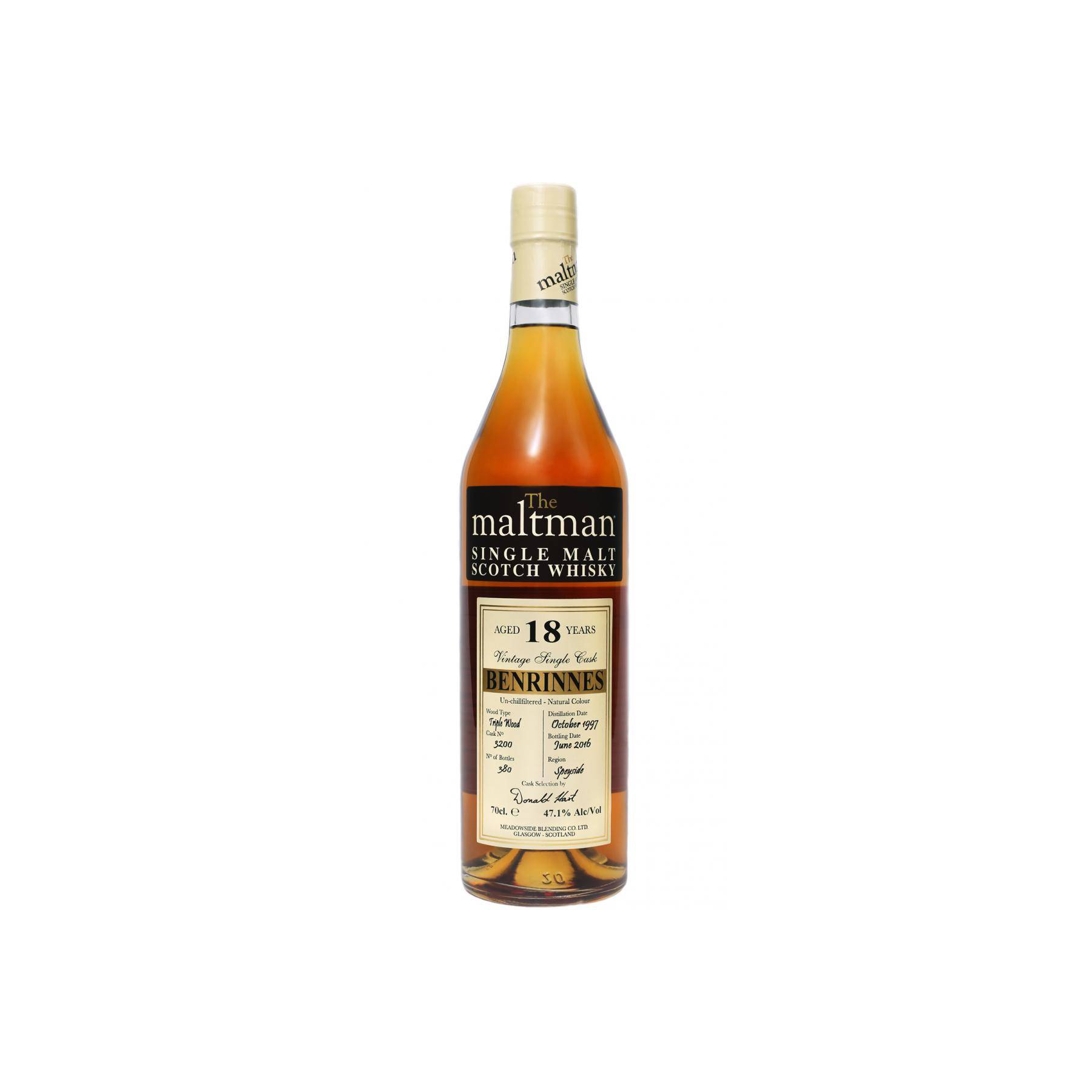 Benrinnes 1997 18 Years Single Malt Whisky
