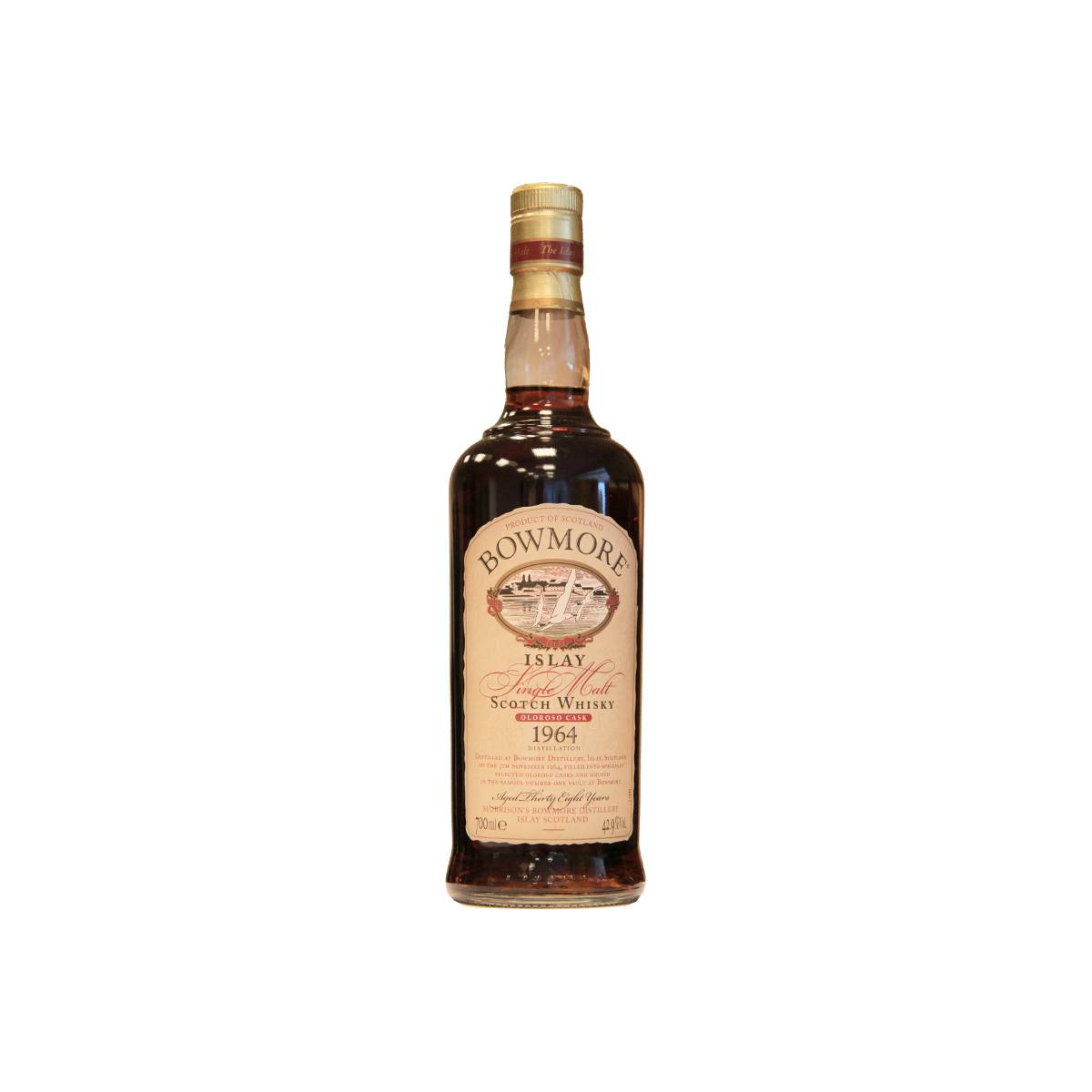 Bowmore 1964 38 Years Single Malt Whisky
