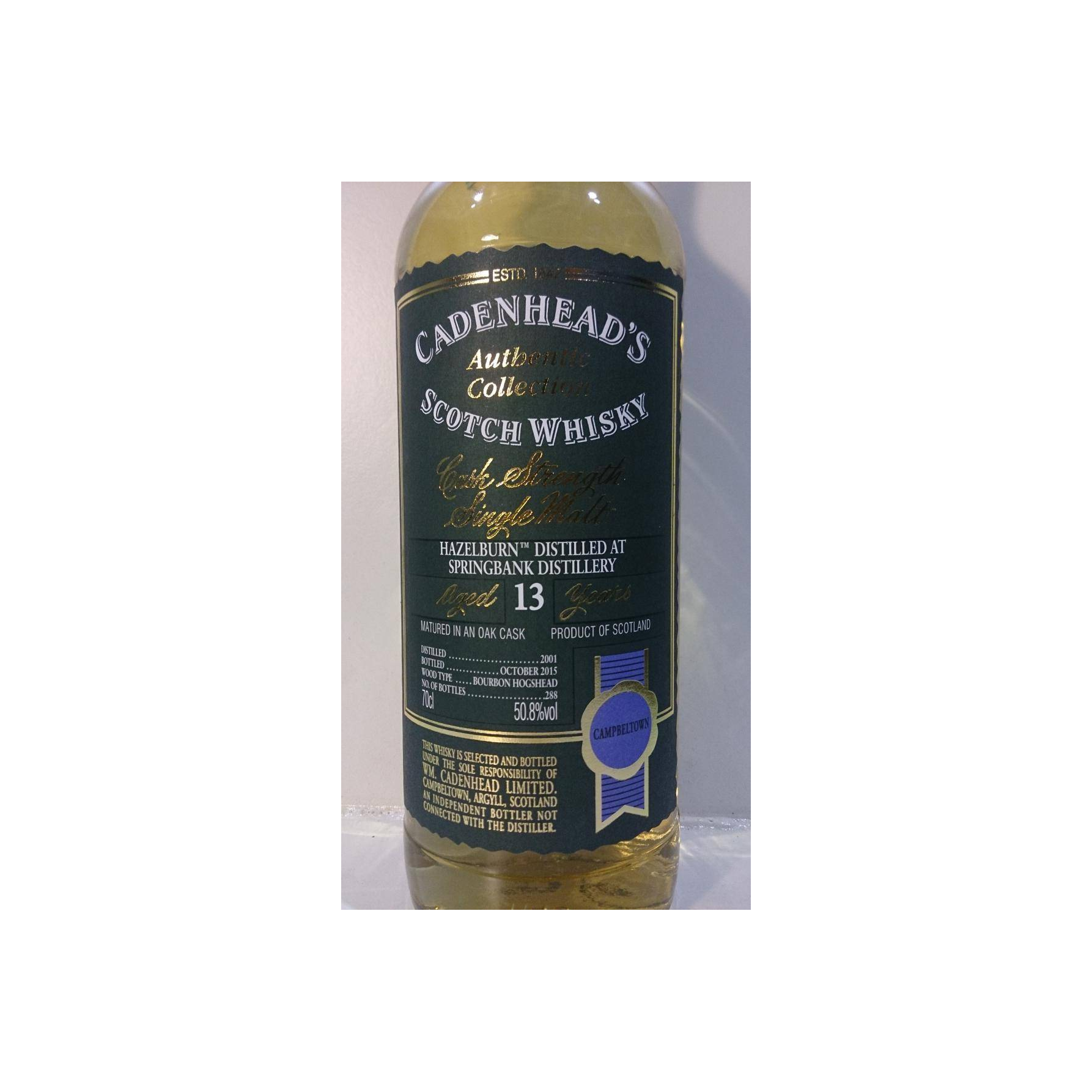 Springbank Authentic Collection 2001 13 Years Single Malt Whisky