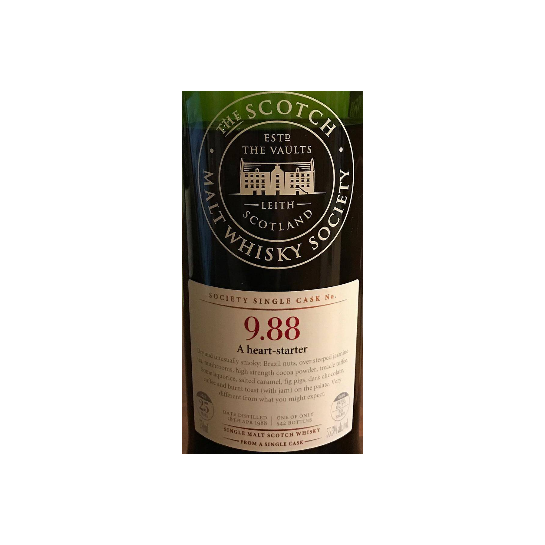 The Scotch Malt Whisky Society 1988 25 Years Single Malt Whisky
