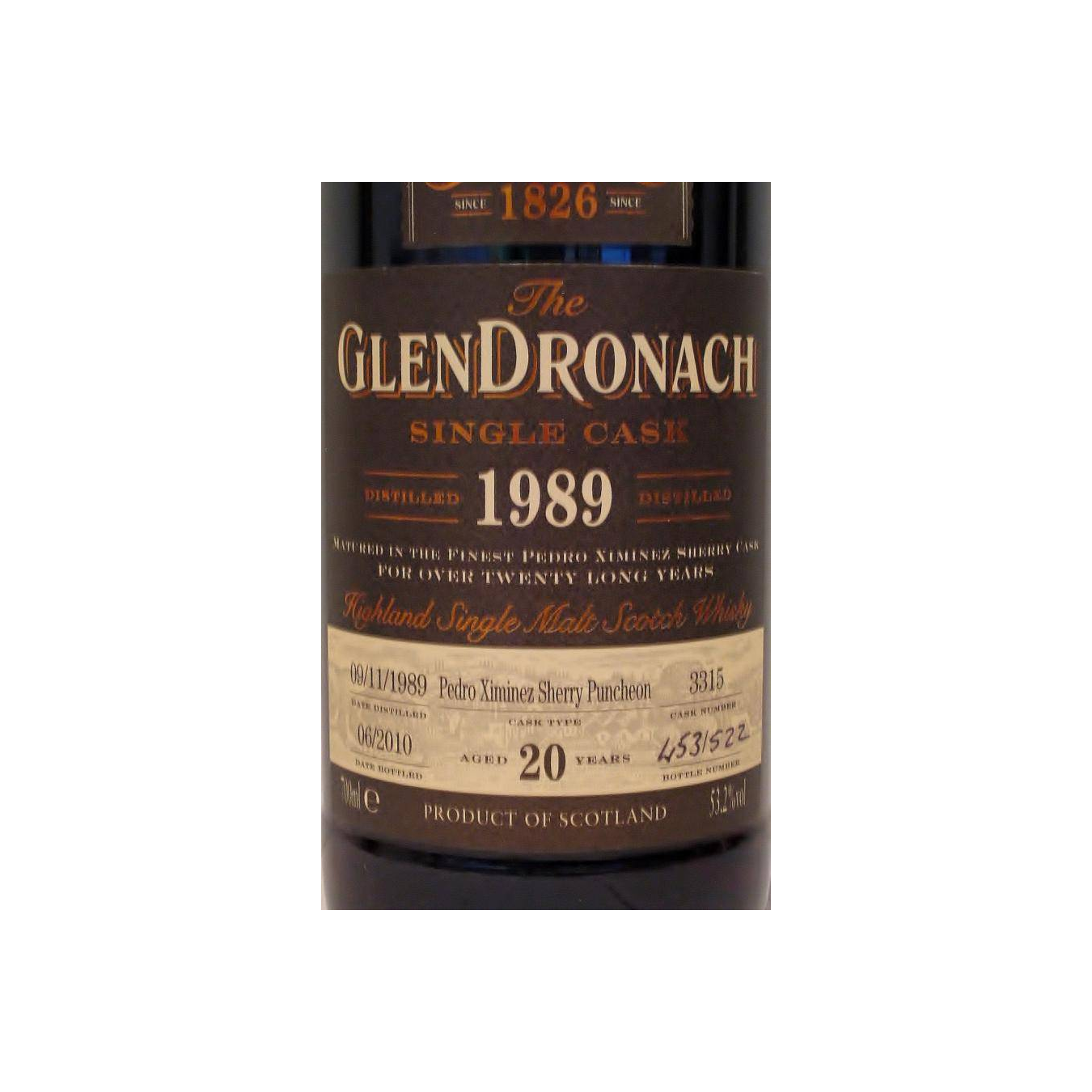 GlenDronach 1989 20 Years Single Malt Whisky 2
