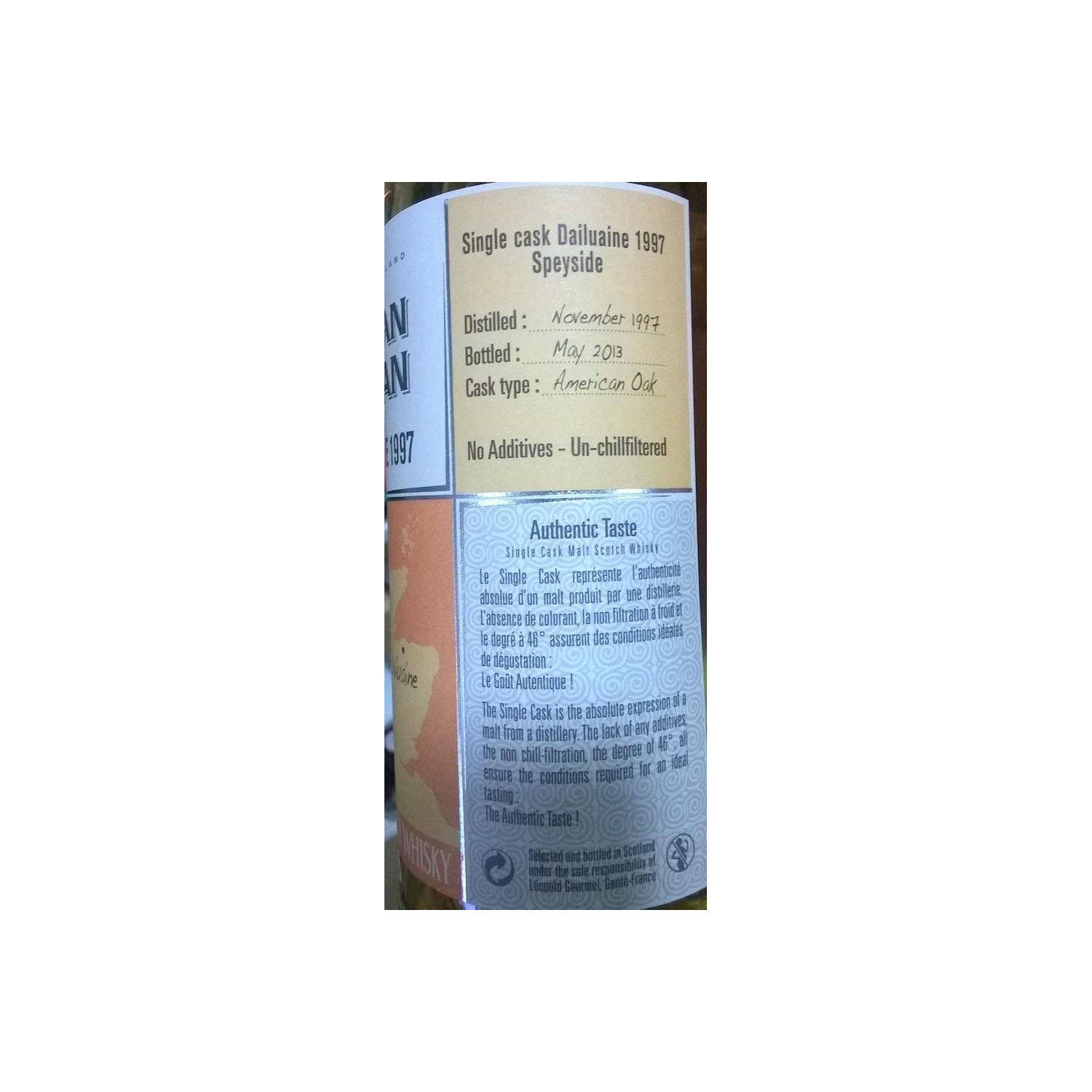 Dailuaine 1997 15 Years Single Malt Whisky 2