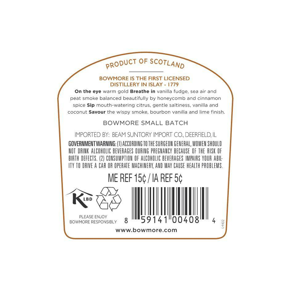 Bowmore Single Malt Whisky 2