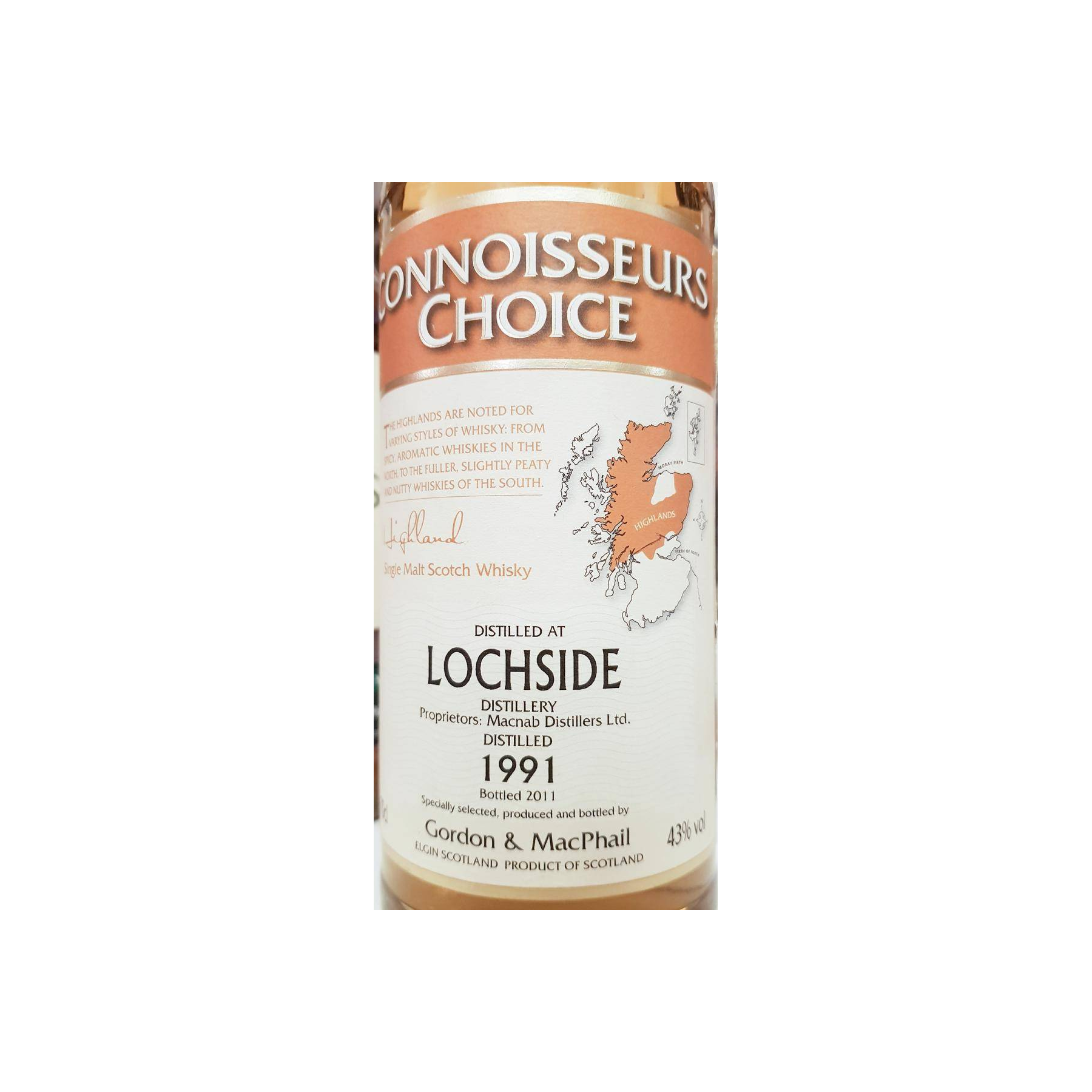 Lochside Connoisseurs Choice 1991 19 Years Single Malt Whisky 3