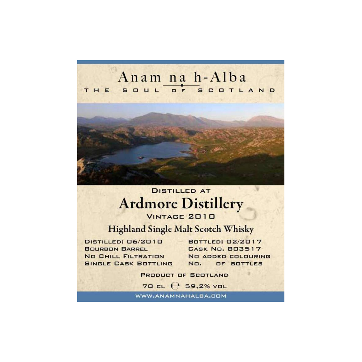 Ardmore 2010 6 Years Single Malt Whisky 2