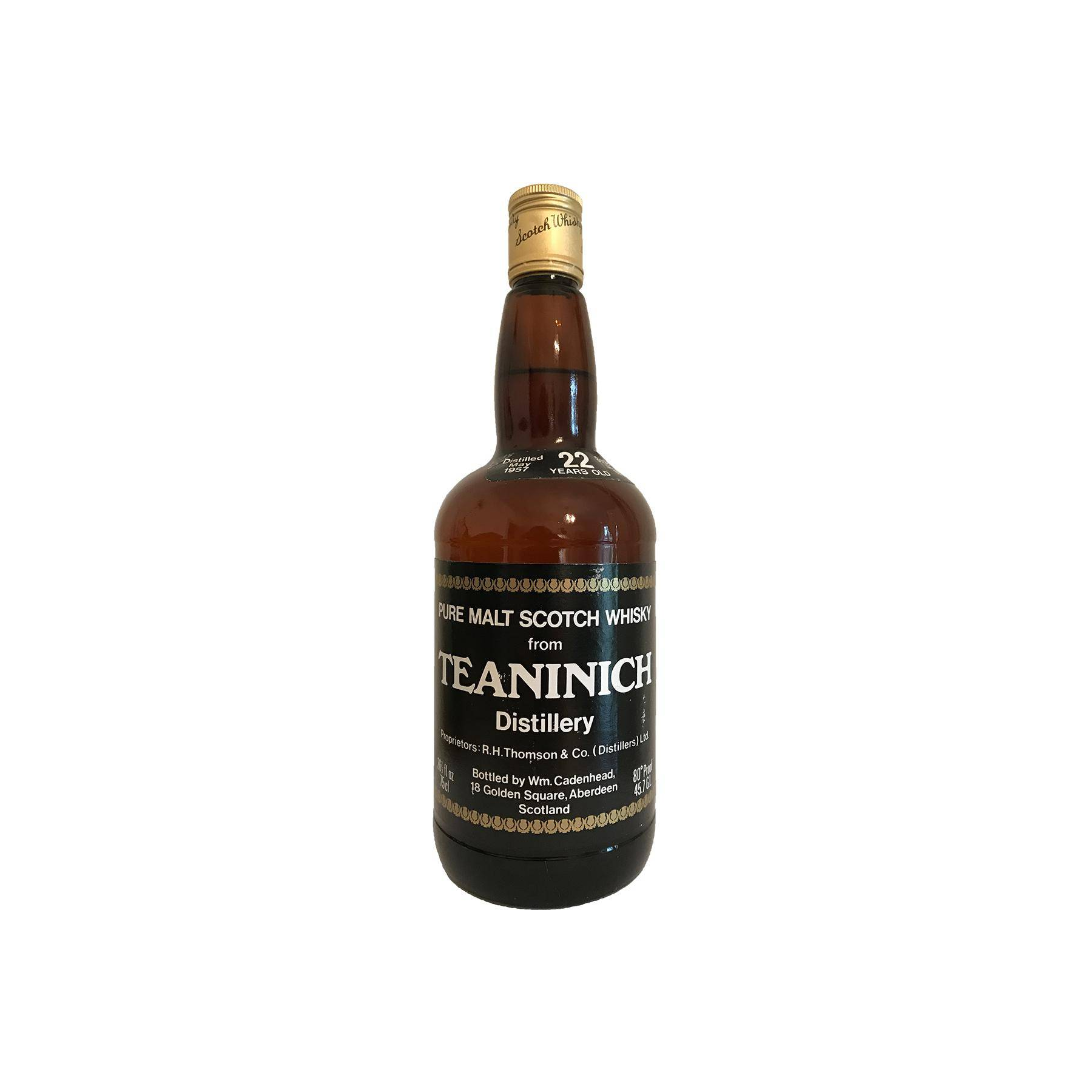 Teaninich 1957 22 Years Single Malt Whisky