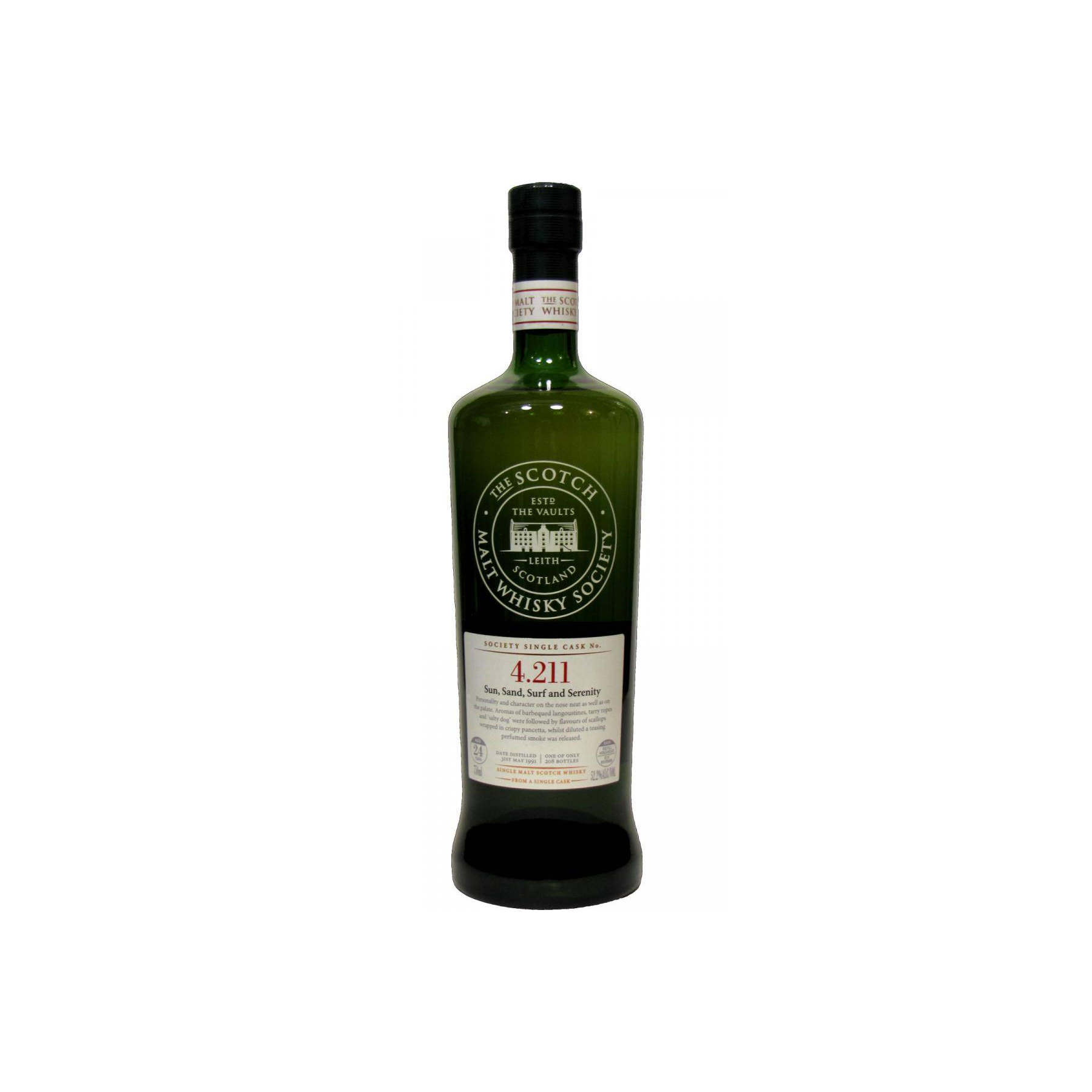 The Scotch Malt Whisky Society 1991 24 Years Single Malt Whisky
