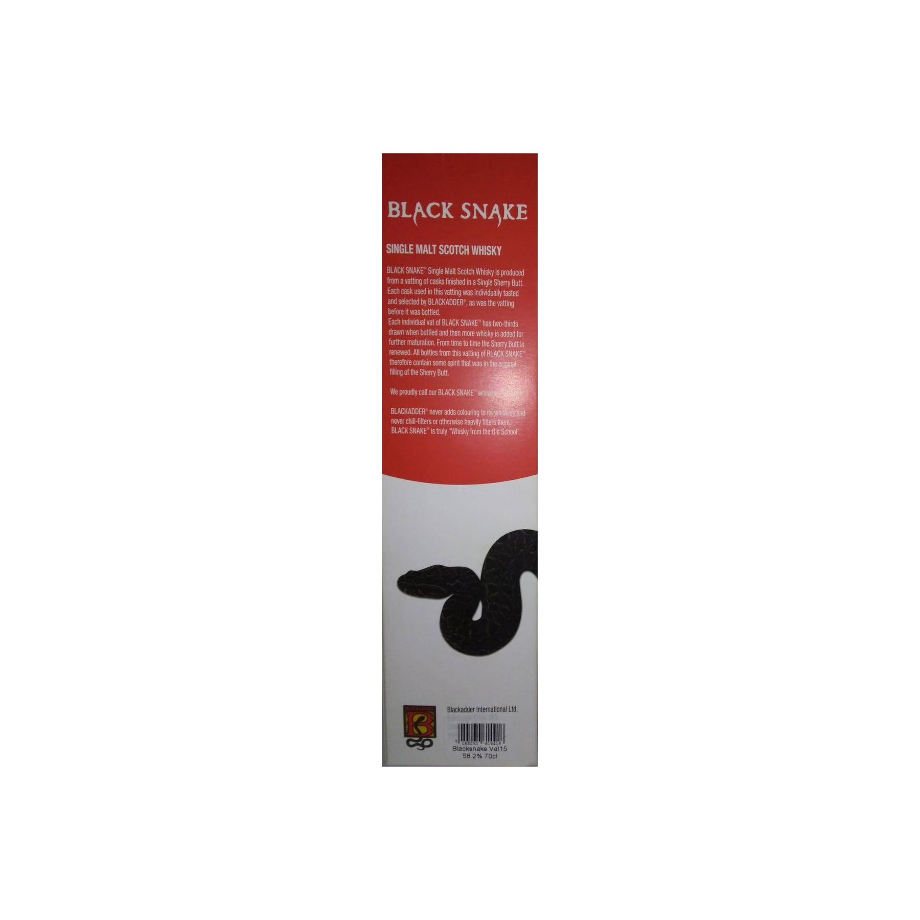 Blackadder Single Malt Whisky 2