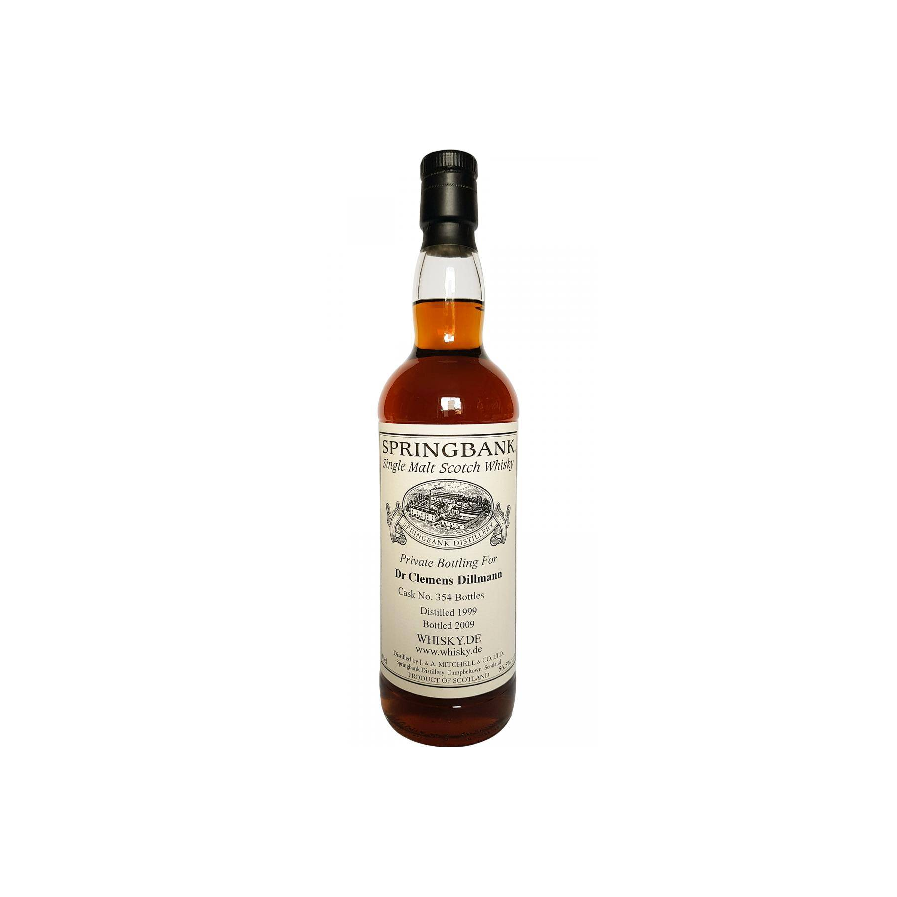 Springbank Private Bottling 1999 10 Years Single Malt Whisky