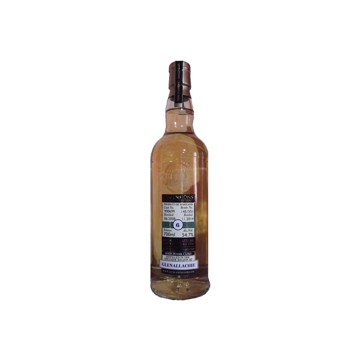 The GlenAllachie Dimensions 2008 6 Years Single Malt Whisky