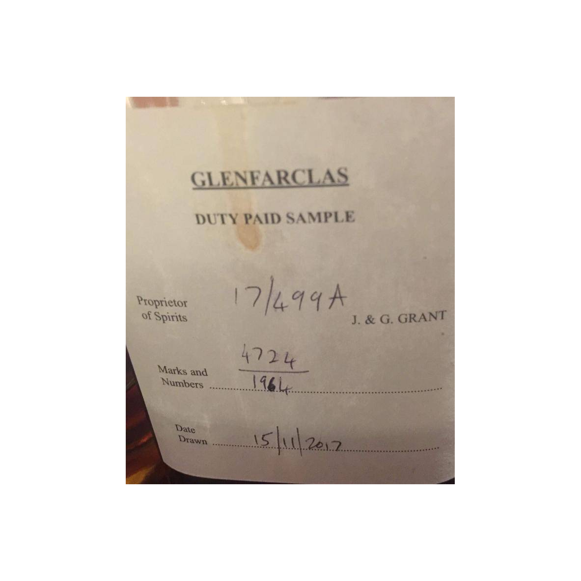 Glenfarclas 1964 53 Years Single Malt Whisky