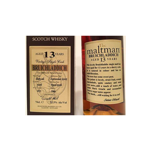 Bruichladdich 2002 13 Years Single Malt Whisky 3