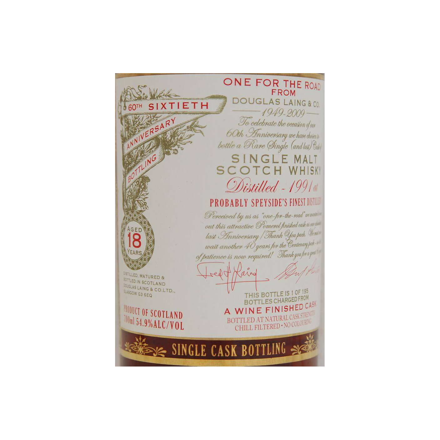 Douglas Laing 1991 18 Years Single Malt Whisky 2