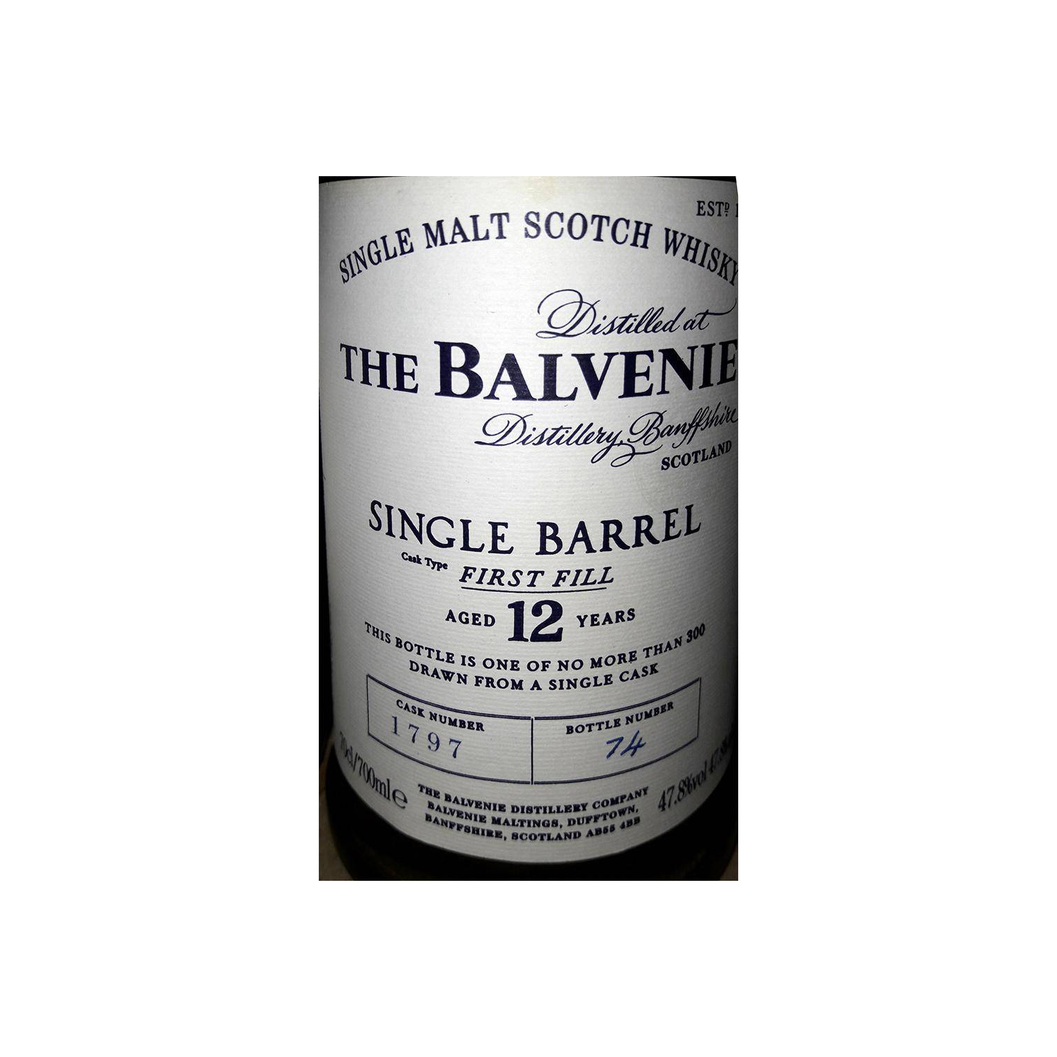 The Balvenie Single Cask 12 Years Single Malt Whisky