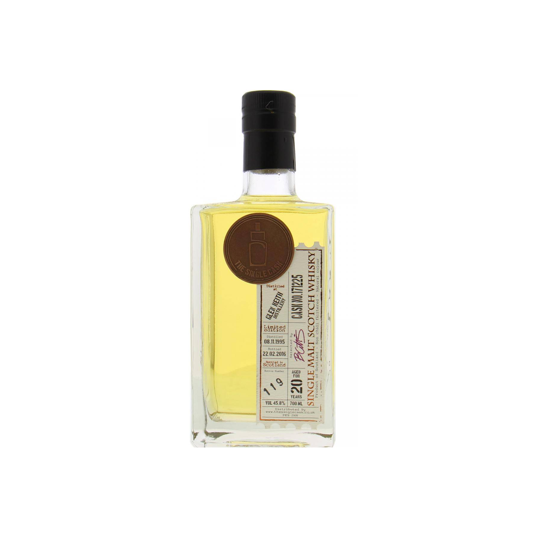 Glen Keith 1995 20 Years Single Malt Whisky