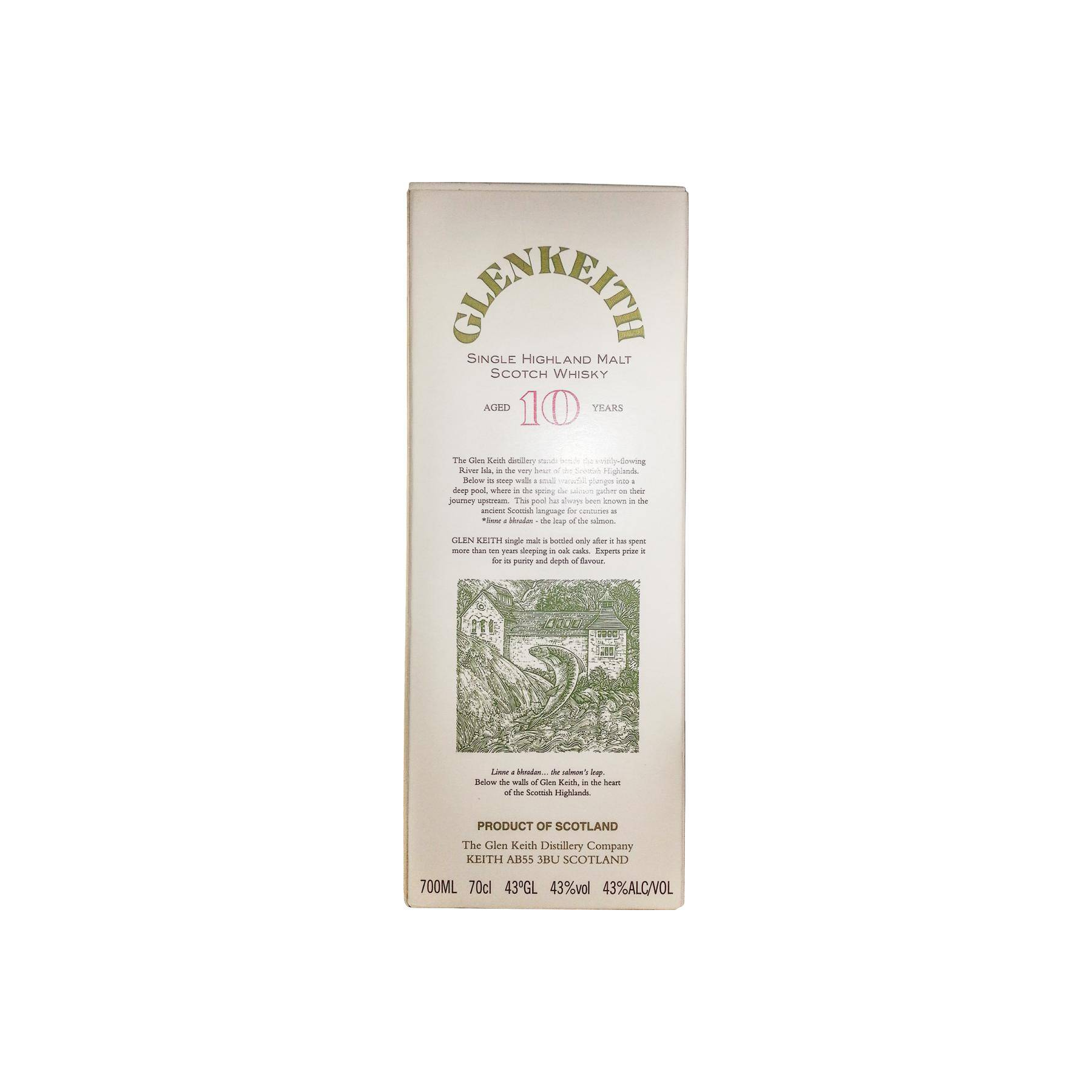 Glen Keith 10 Years Single Malt Whisky 3