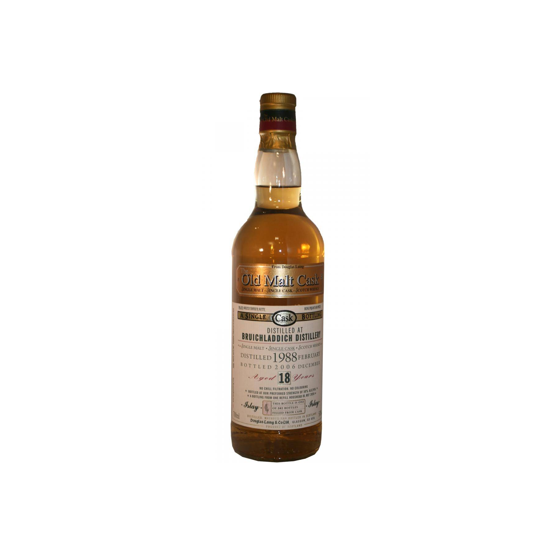 Bruichladdich Old Malt Cask 1988 18 Years Single Malt Whisky