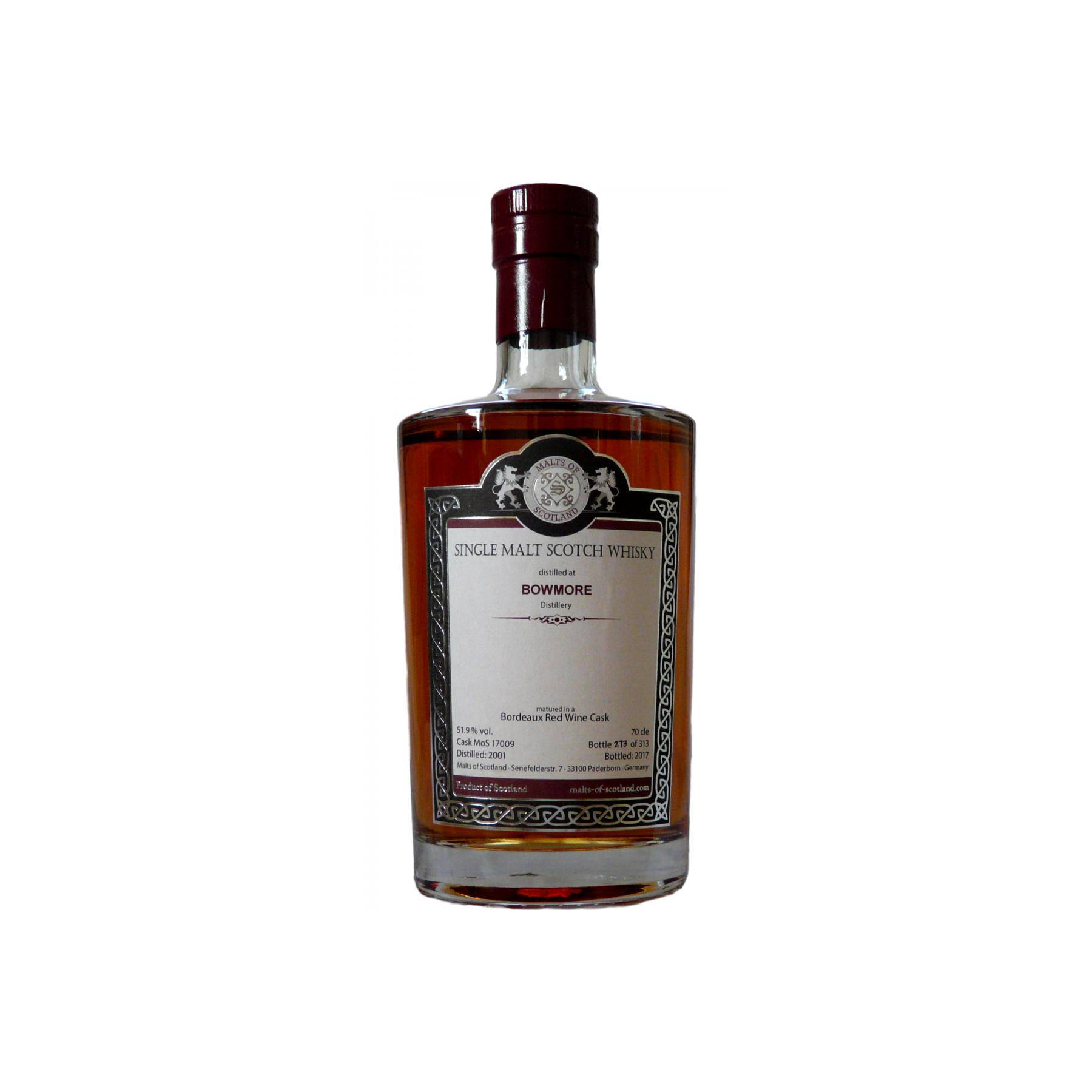 Bowmore 2001 16 Years Single Malt Whisky