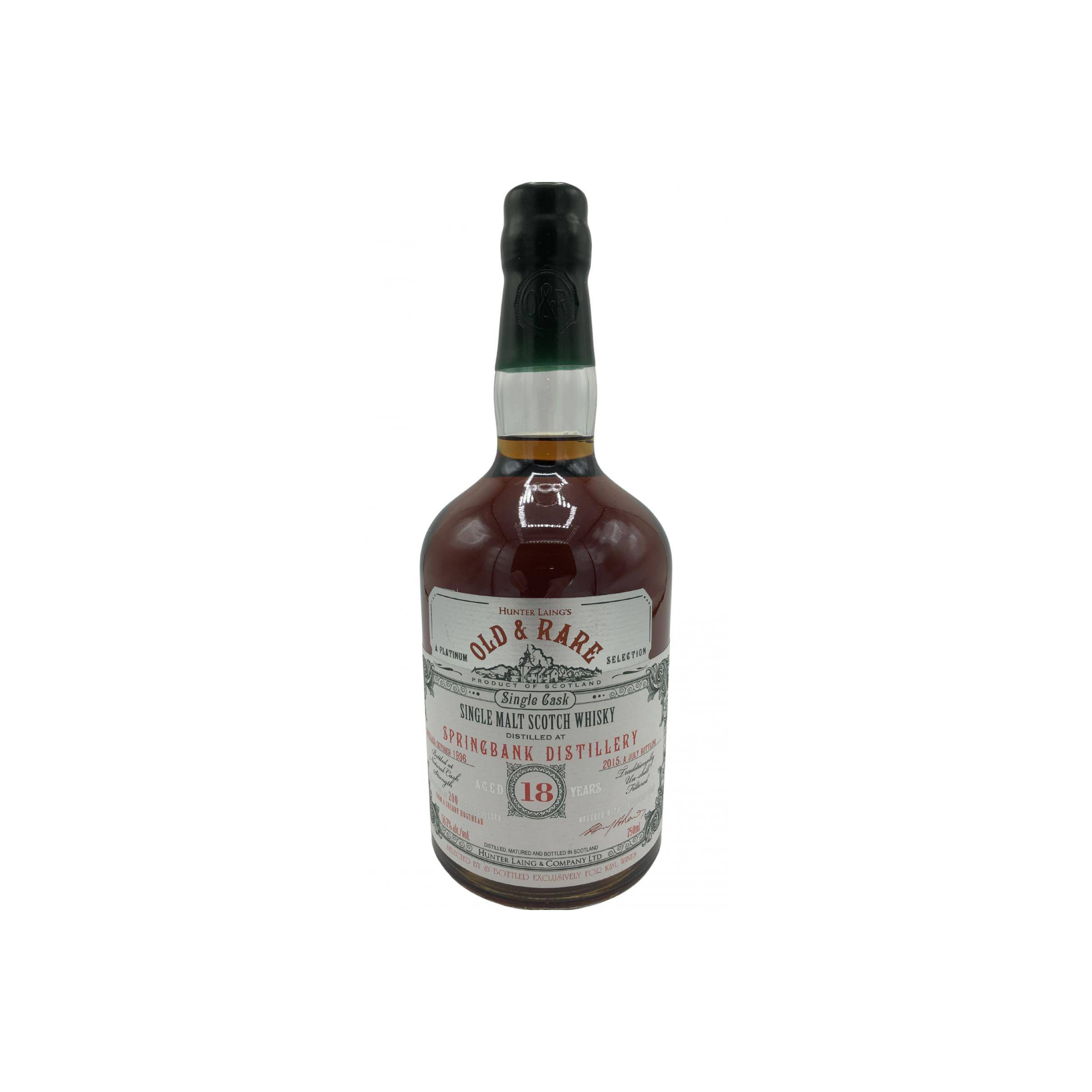 Springbank 1996 18 Years Single Malt Whisky