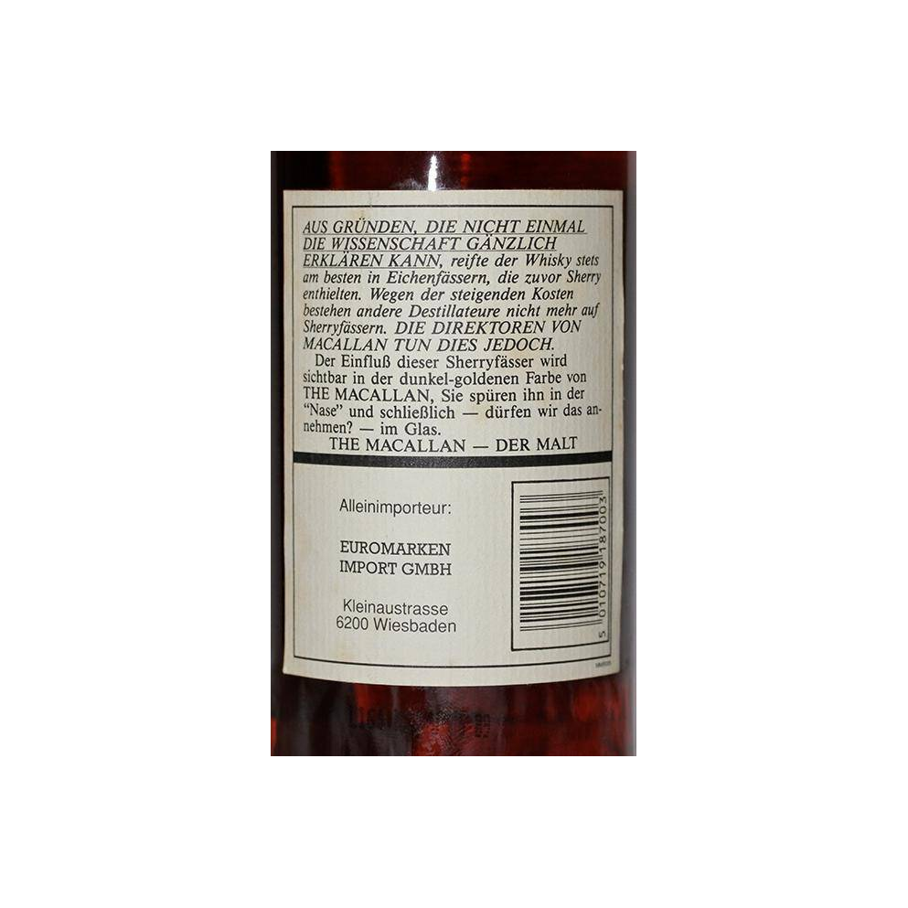 The Macallan 1973 18 Years Single Malt Whisky 2