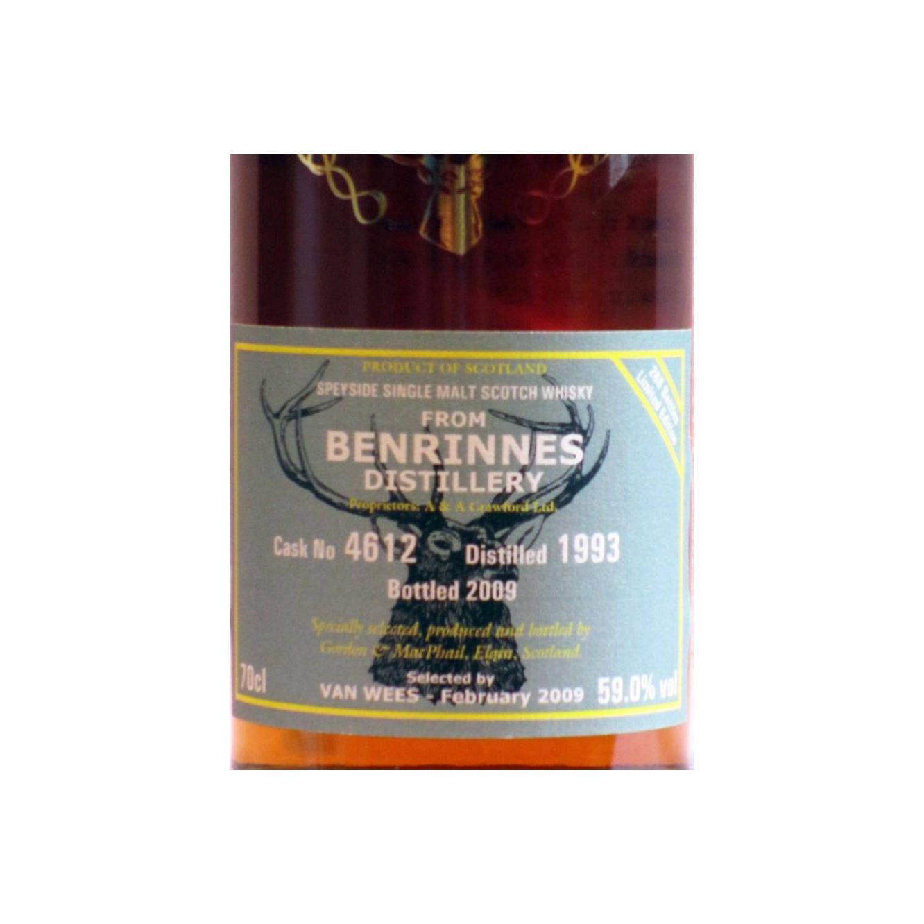Benrinnes Reserve 1993 16 Years Single Malt Whisky 2