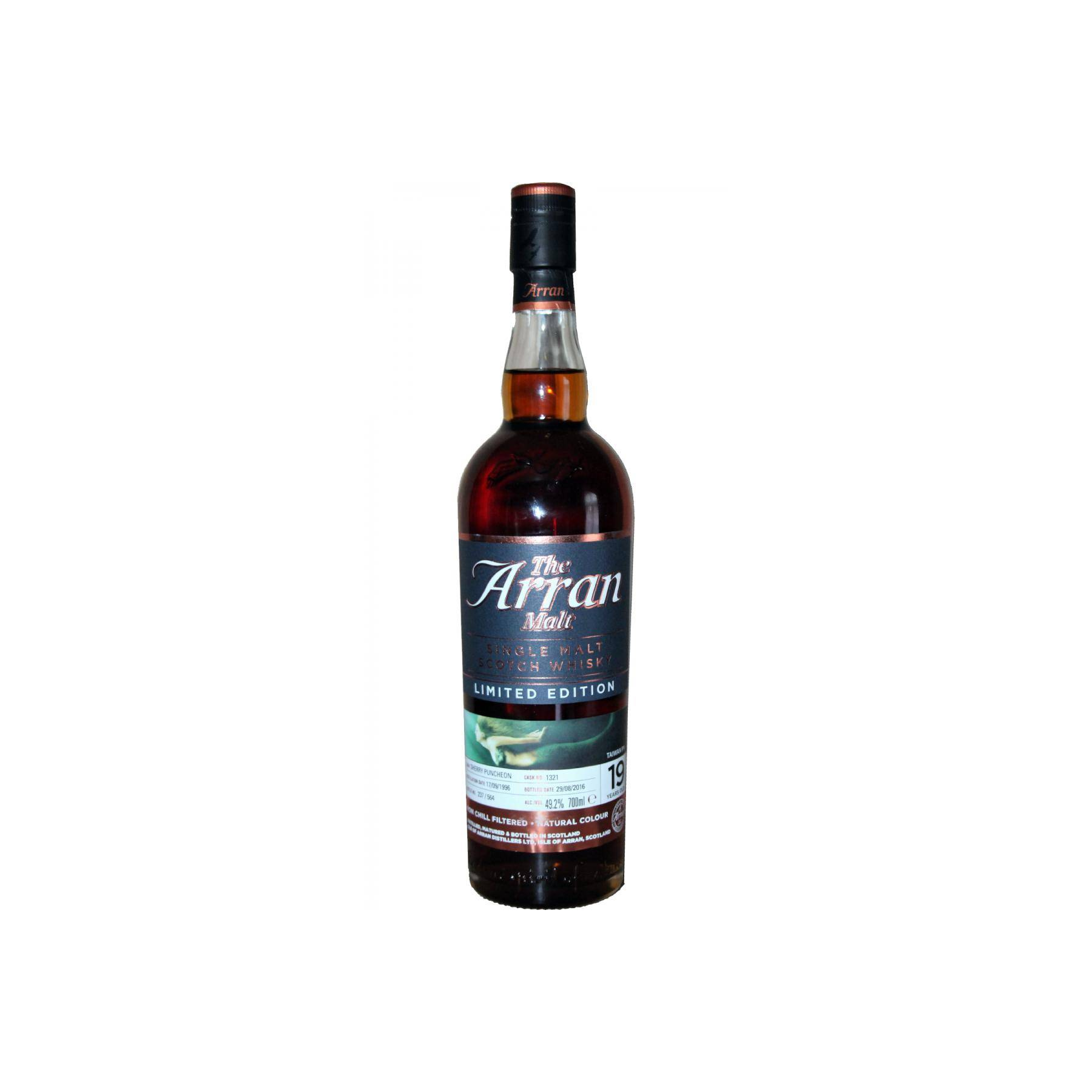 Arran Limited Edition 1996 19 Years Single Malt Whisky