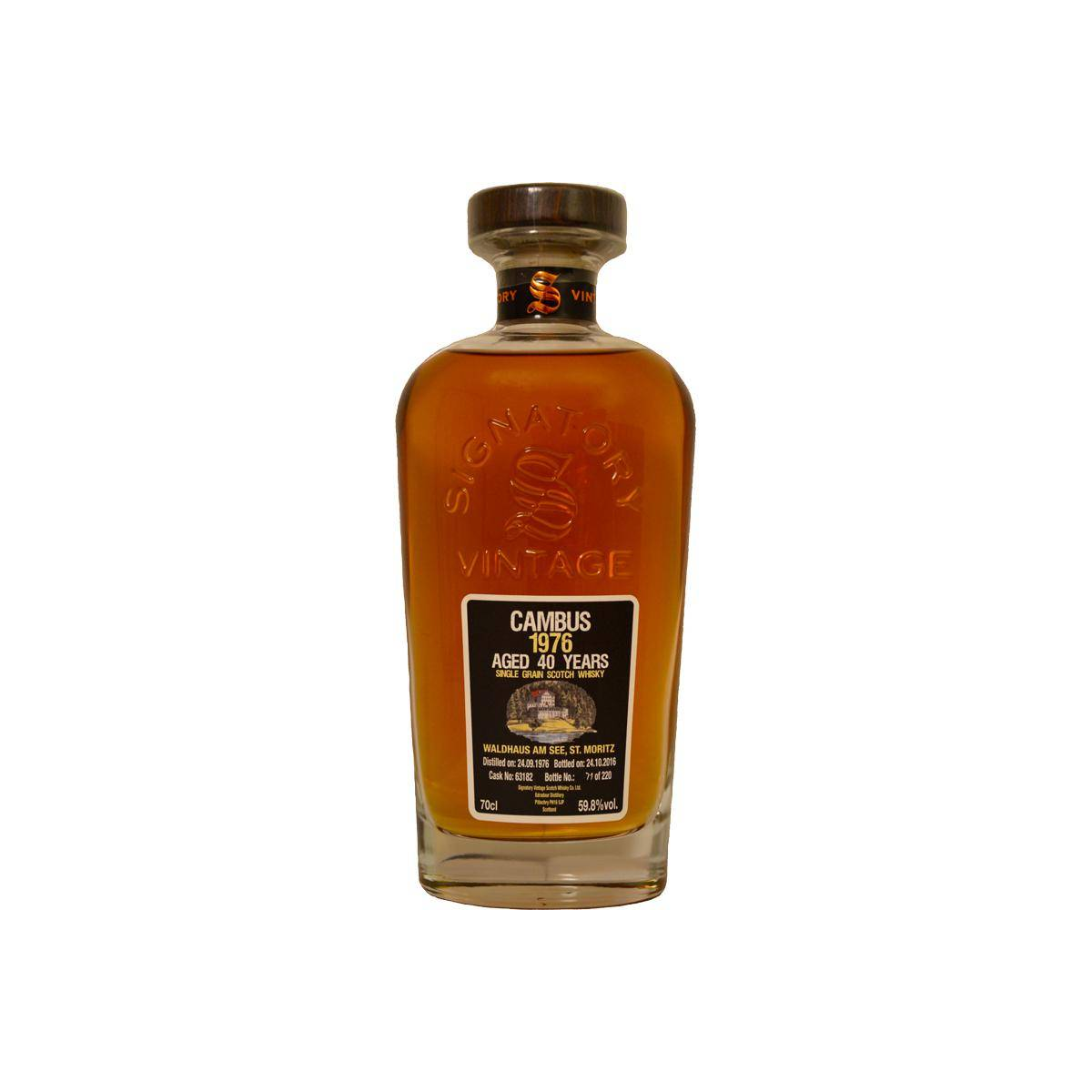 Cambus Cask Strength Collection 1976 40 Years Single Grain Whisky