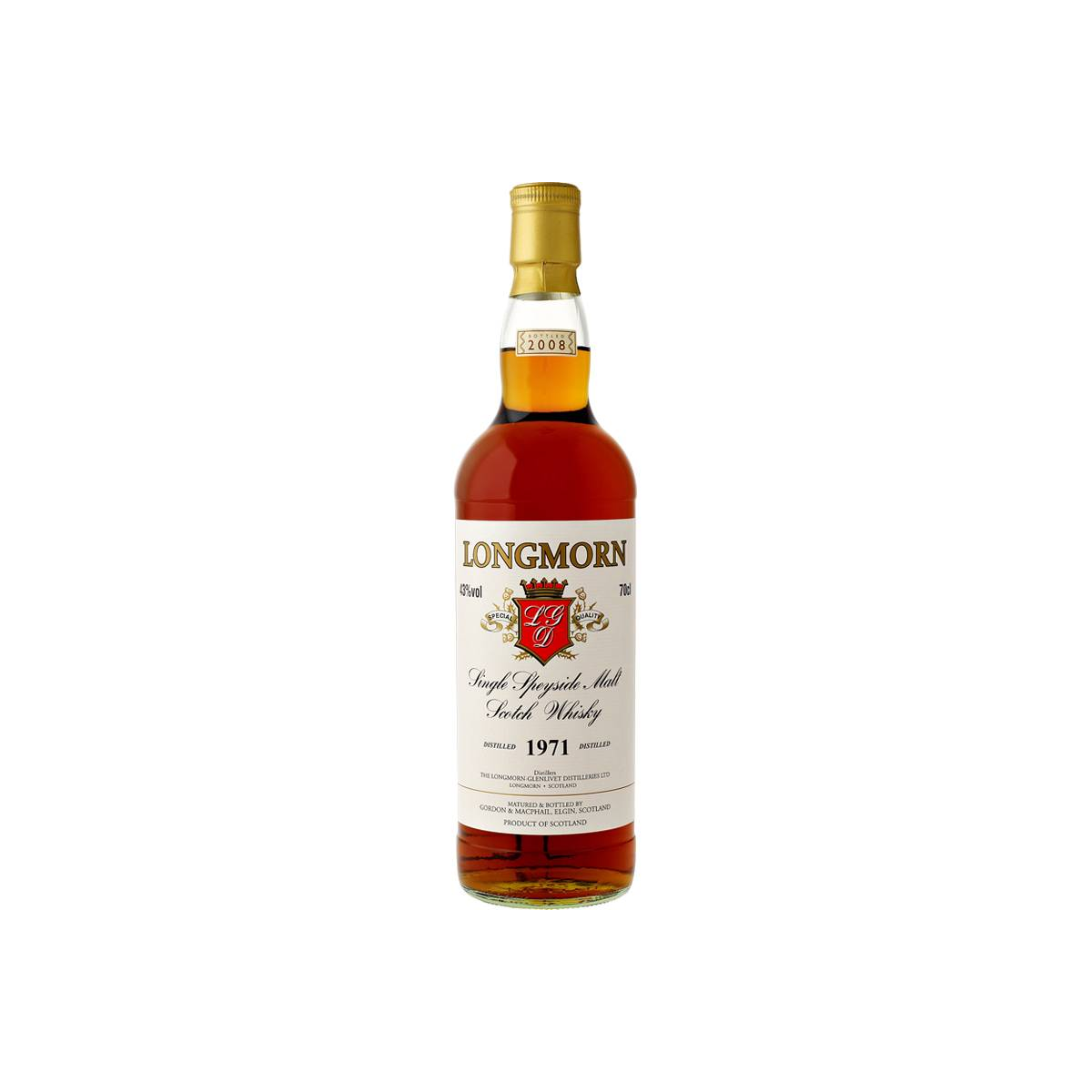 Longmorn Licensed Bottling 1971 37 Years Single Malt Whisky