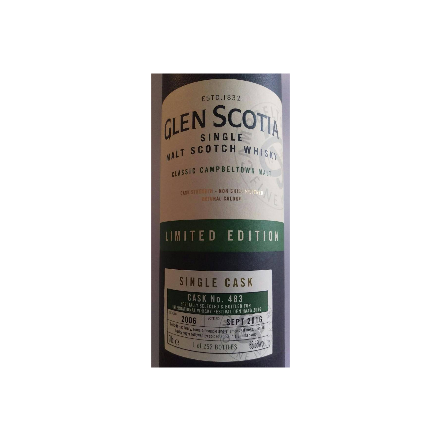 Glen Scotia 2006 10 Years Single Malt Whisky 2