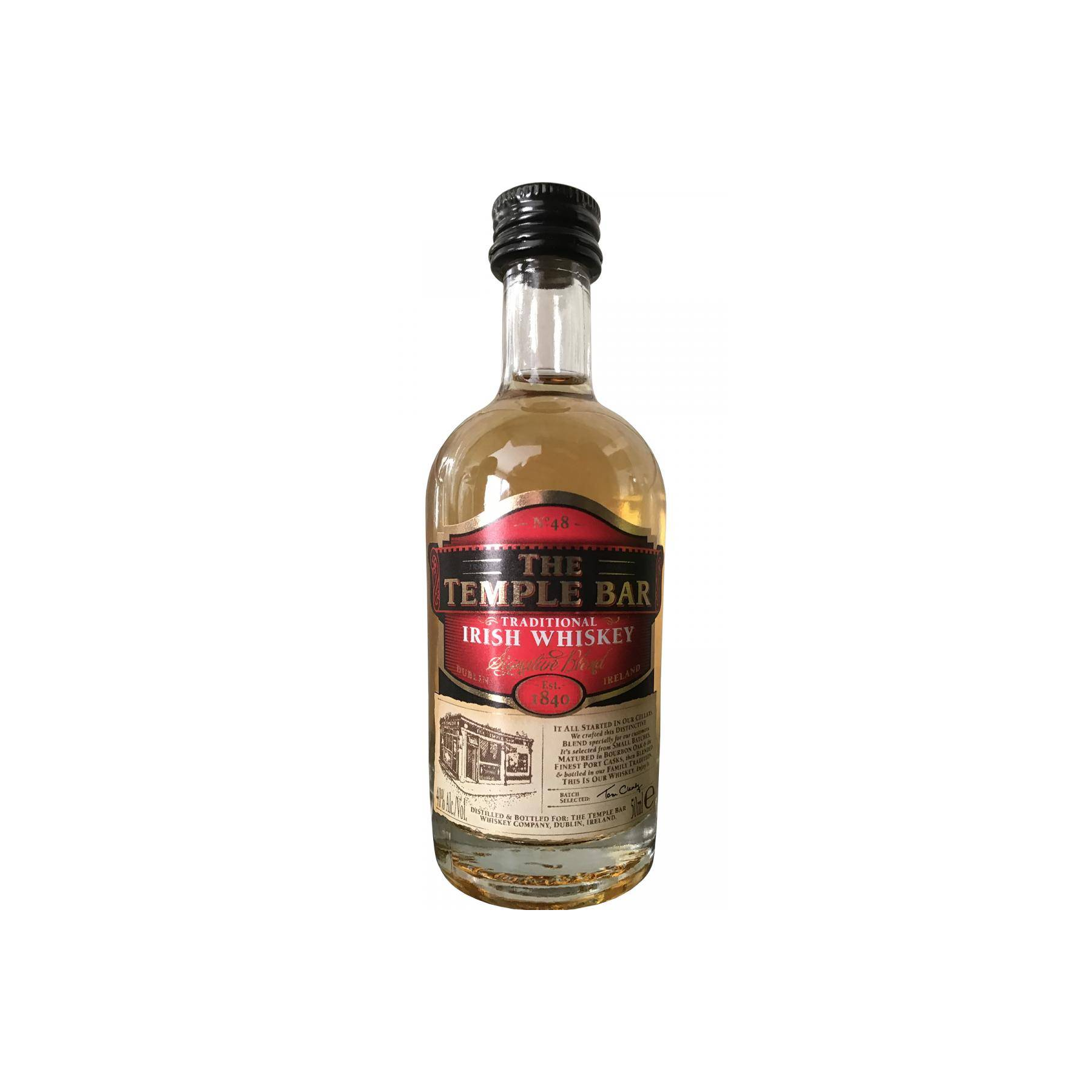 The Temple Bar Traditional Irish Whiskey 2