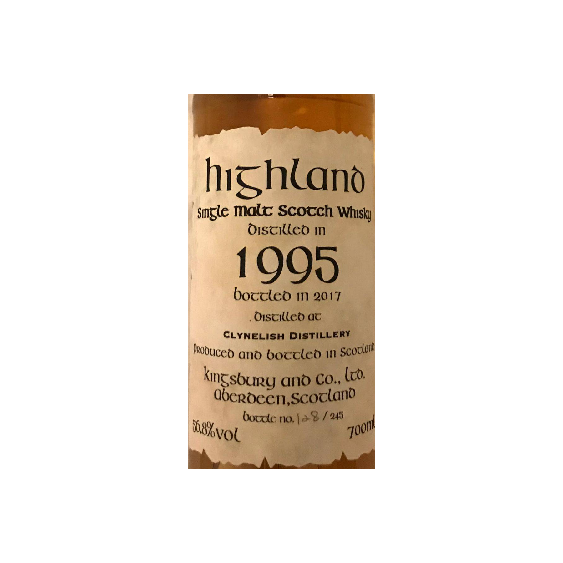 Clynelish 1995 21 Years Single Malt Whisky 2