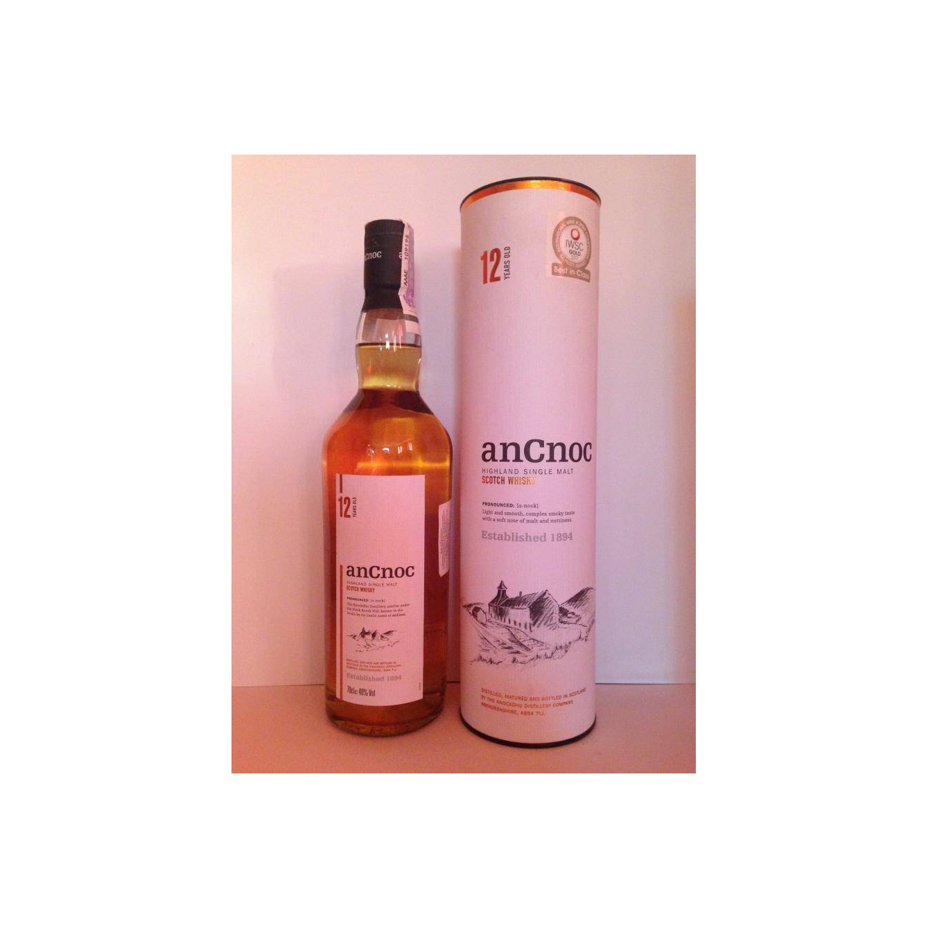 An Cnoc 12 Years Single Malt Whisky 2