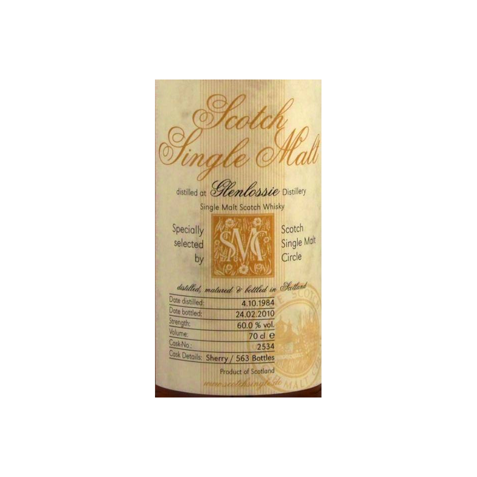 Glenlossie 1984 25 Years Single Malt Whisky 2